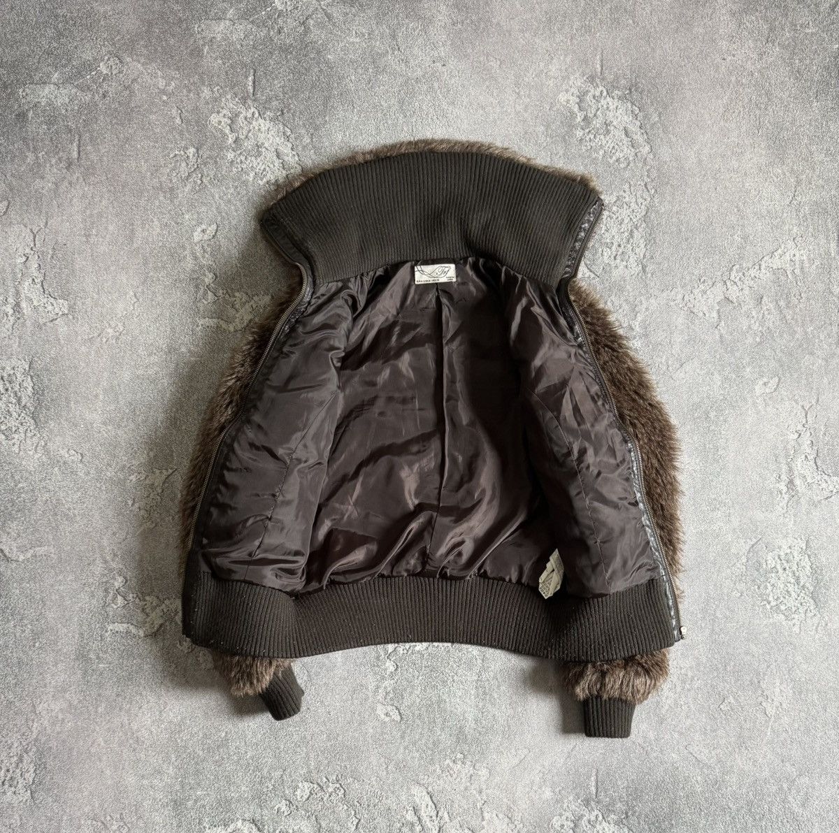 Hysteric Glamour × If Six Was Nine Rare M Faux Fur jacket bomber coat y2K Avantgarde L.G.B. 90s Size M / US 6-8 / IT 42-44 - 14 Thumbnail
