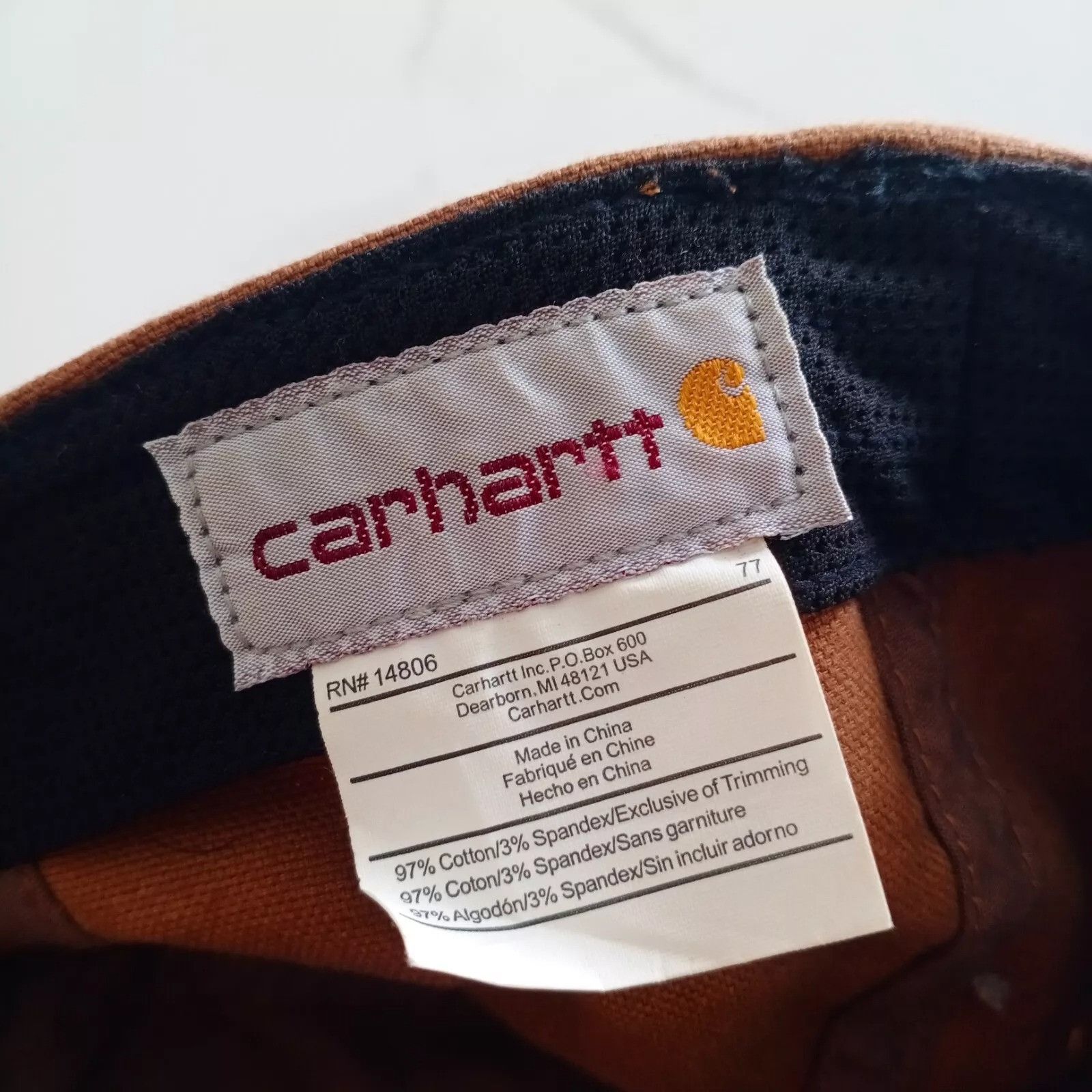 Carhartt Carhartt full cap hat brown authentic original season 2013 Size ONE SIZE - 4 Thumbnail