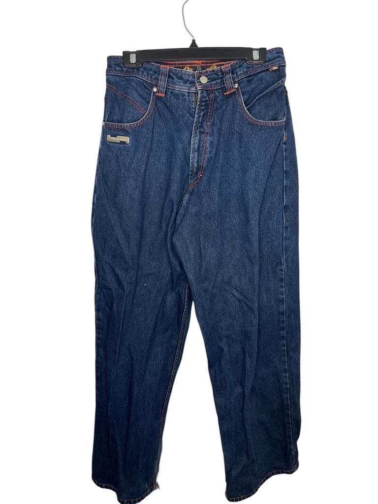 Designer Y2k Johnny Blaze Super Baggy Pants JNCO Style Jeans 30 x 30 Size US 30 / EU 46 - 4 Thumbnail