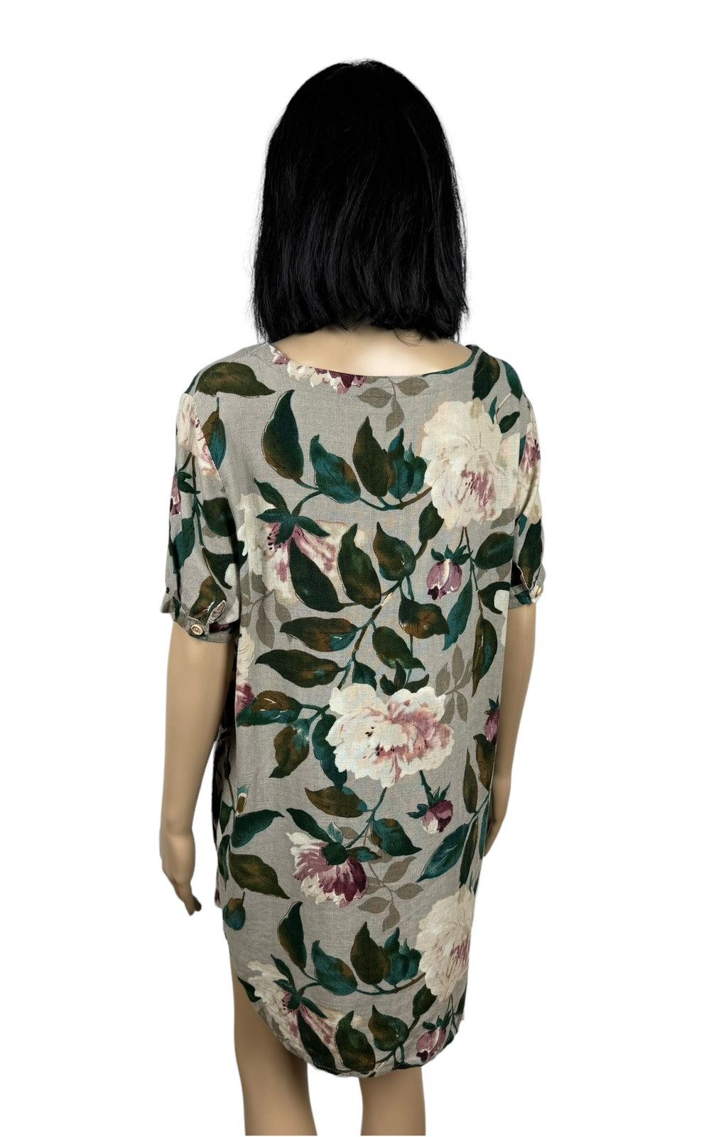 Designer Puo Dou Dou Mini Shift Dress Floral Printed Cotton size S Size S / US 4 / IT 40 - 10 Thumbnail