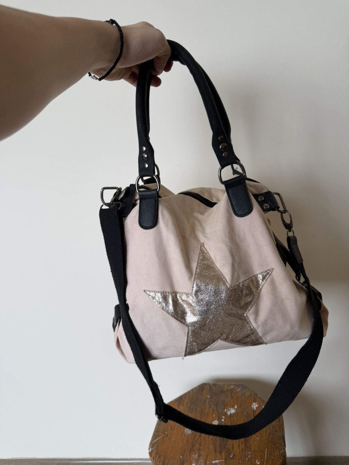 Japanese Brand Vintage Y2K Cotton Hippie Bag With Pockets Streetwear Size ONE SIZE - 7 Thumbnail