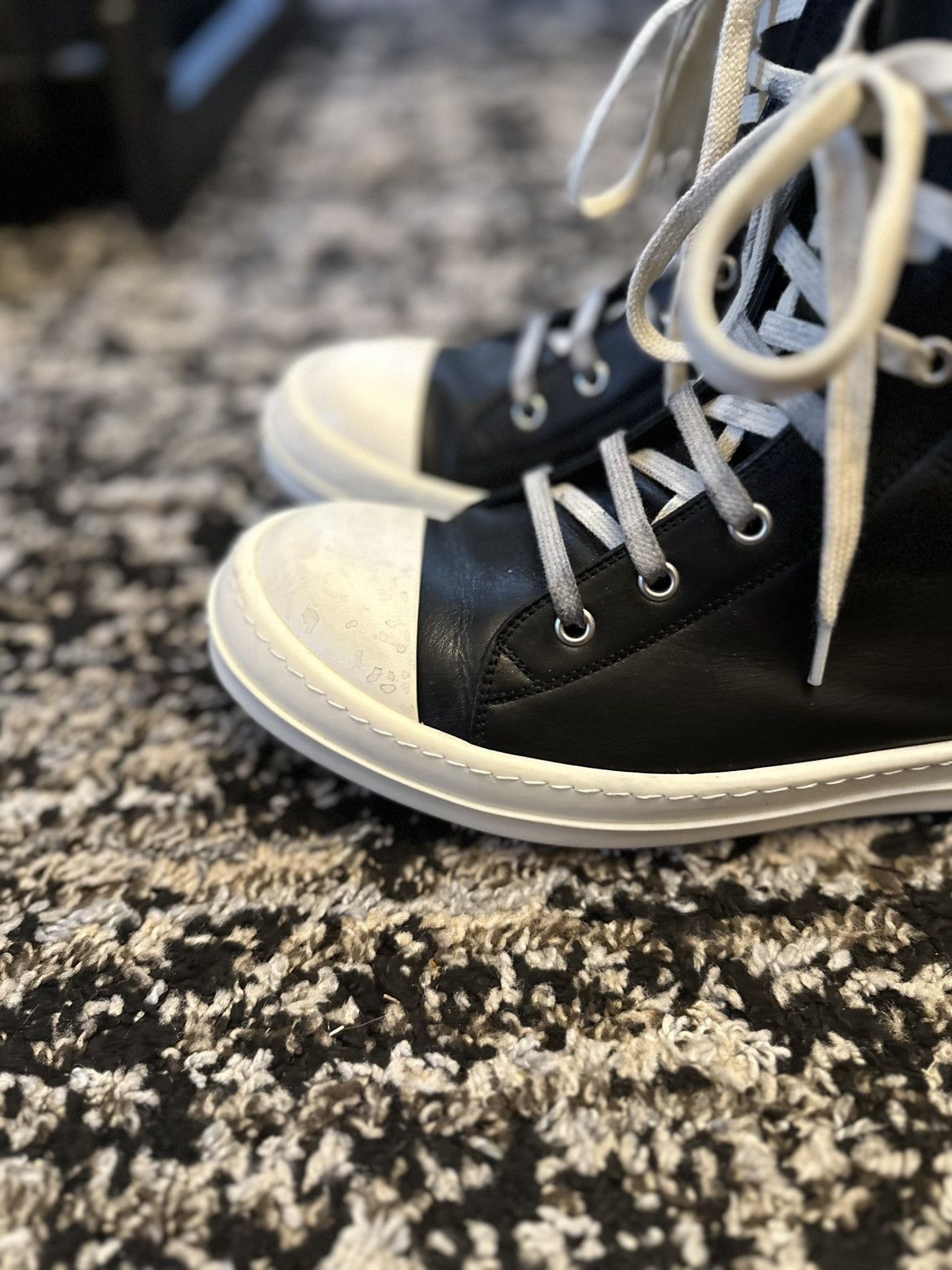 Rick Owens Rick Owens High Top Women Sneaker Size US 9.5 / IT 39.5 - 7 Thumbnail