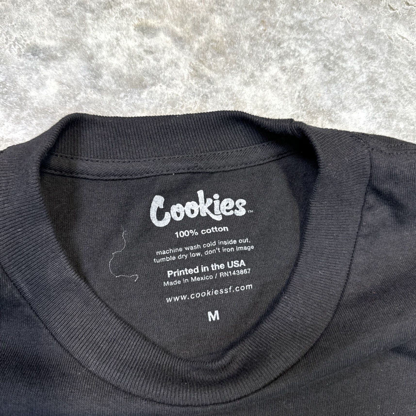 Vintage Cookies shirt Mens M Black Baseball logo graphic Weed dispensary smoking Size US M / EU 48-50 / 2 - 7 Thumbnail