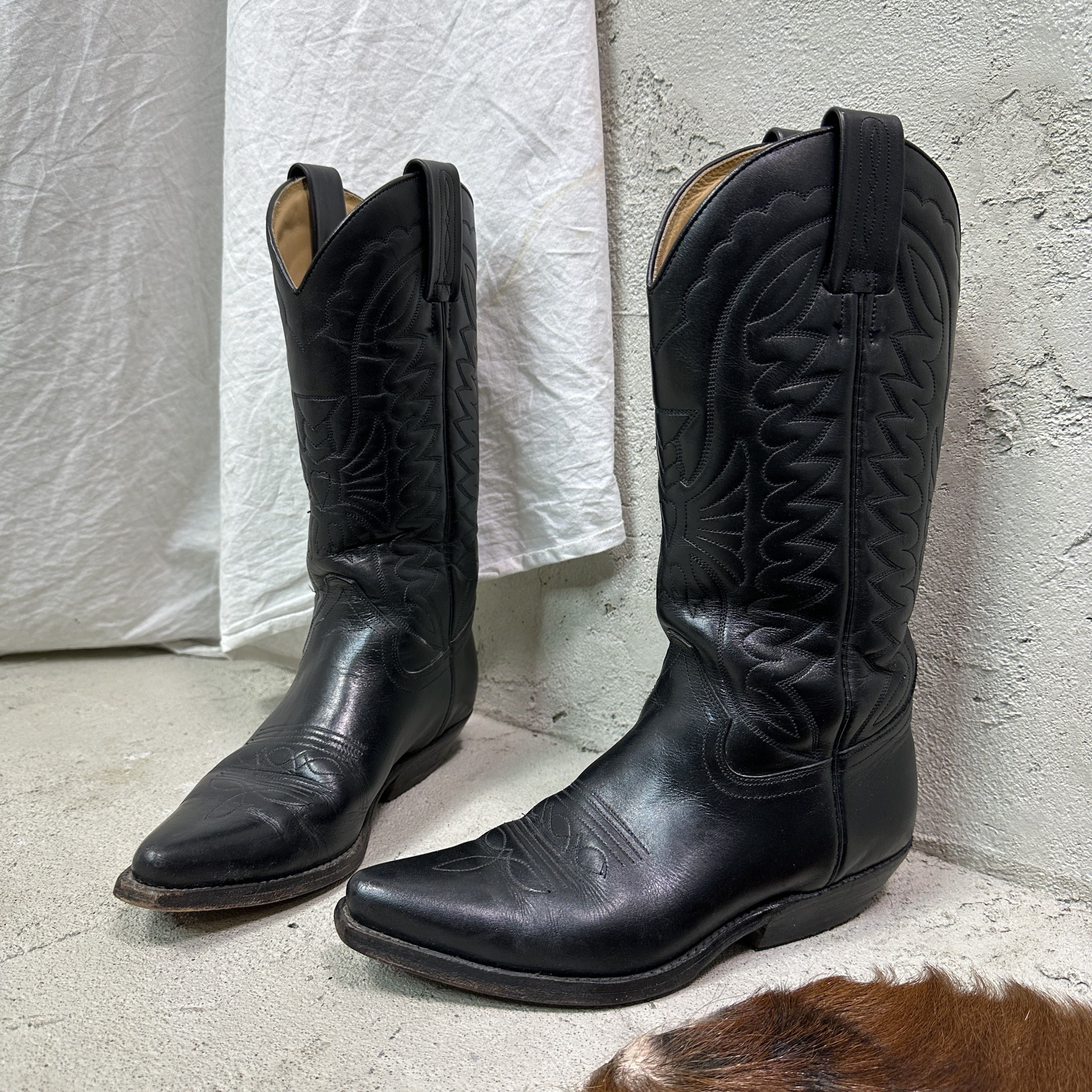 Vintage Vintage Leather Western Tony Mora Cowboy Boots Y2K Size US 7 / IT 37 - 2 Thumbnail