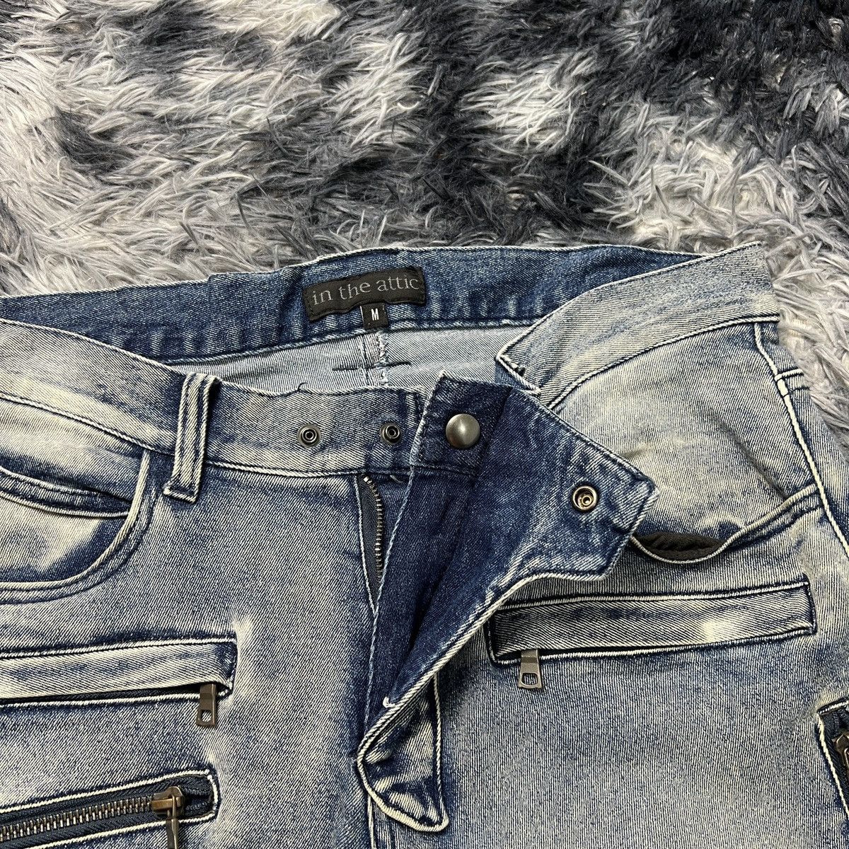 In The Attic In The Attic Skinny Denim Cargo Pant Size US 32 / EU 48 - 8 Thumbnail