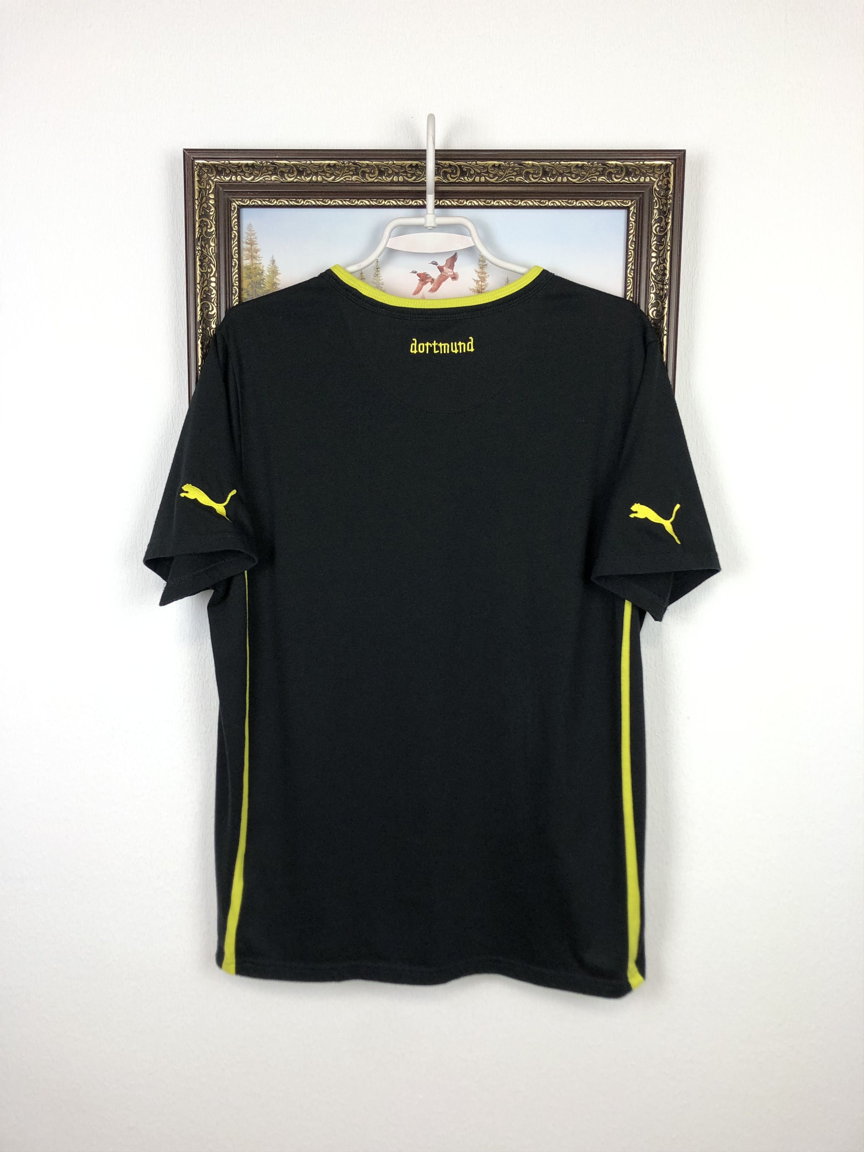 Vintage Vintage Borussia Dortmund Football Shirt Train Tee Soccer Size US L / EU 52-54 / 3 - 7 Thumbnail