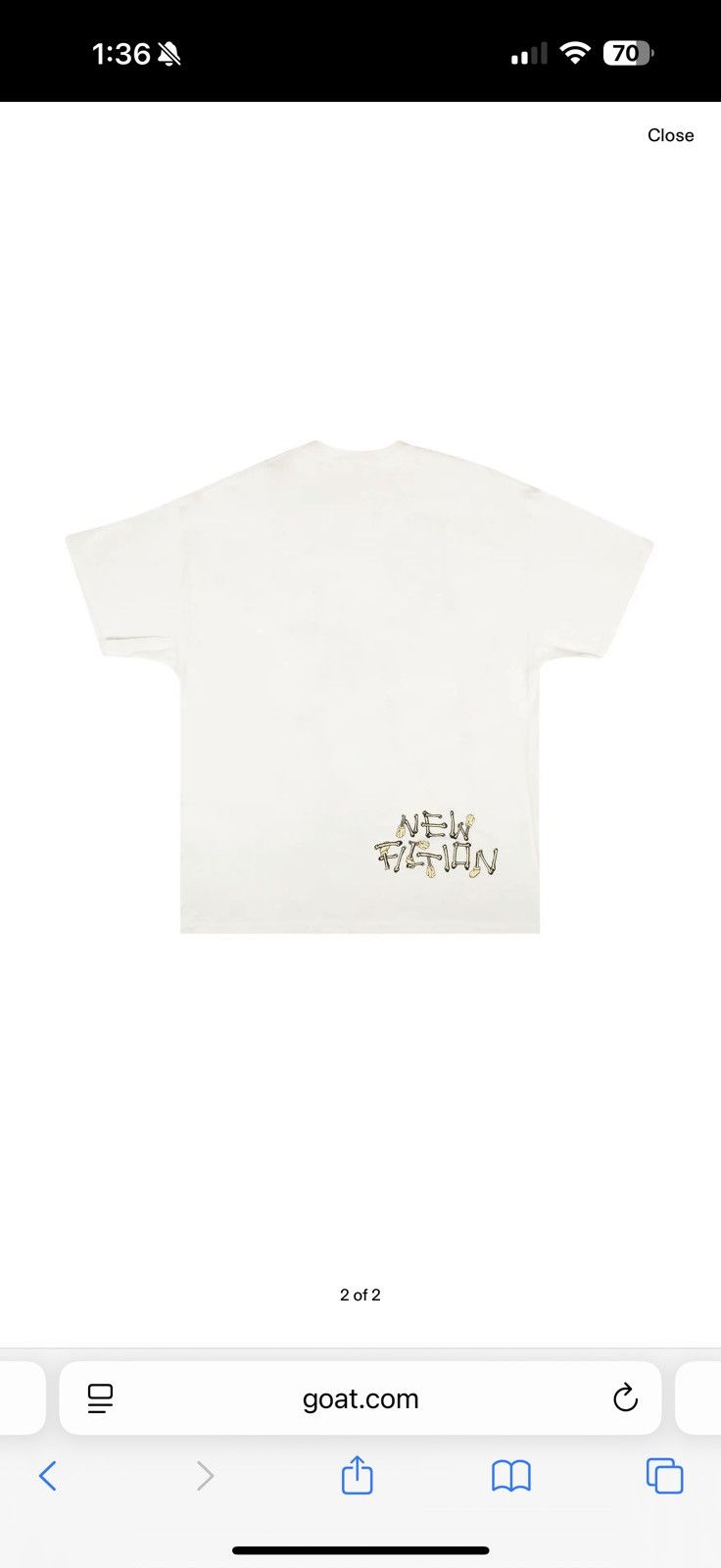 Kaws KAWS Skeleton New Fiction Bone T-Shirt- Brand New Size L Size US L / EU 52-54 / 3 - 4 Thumbnail