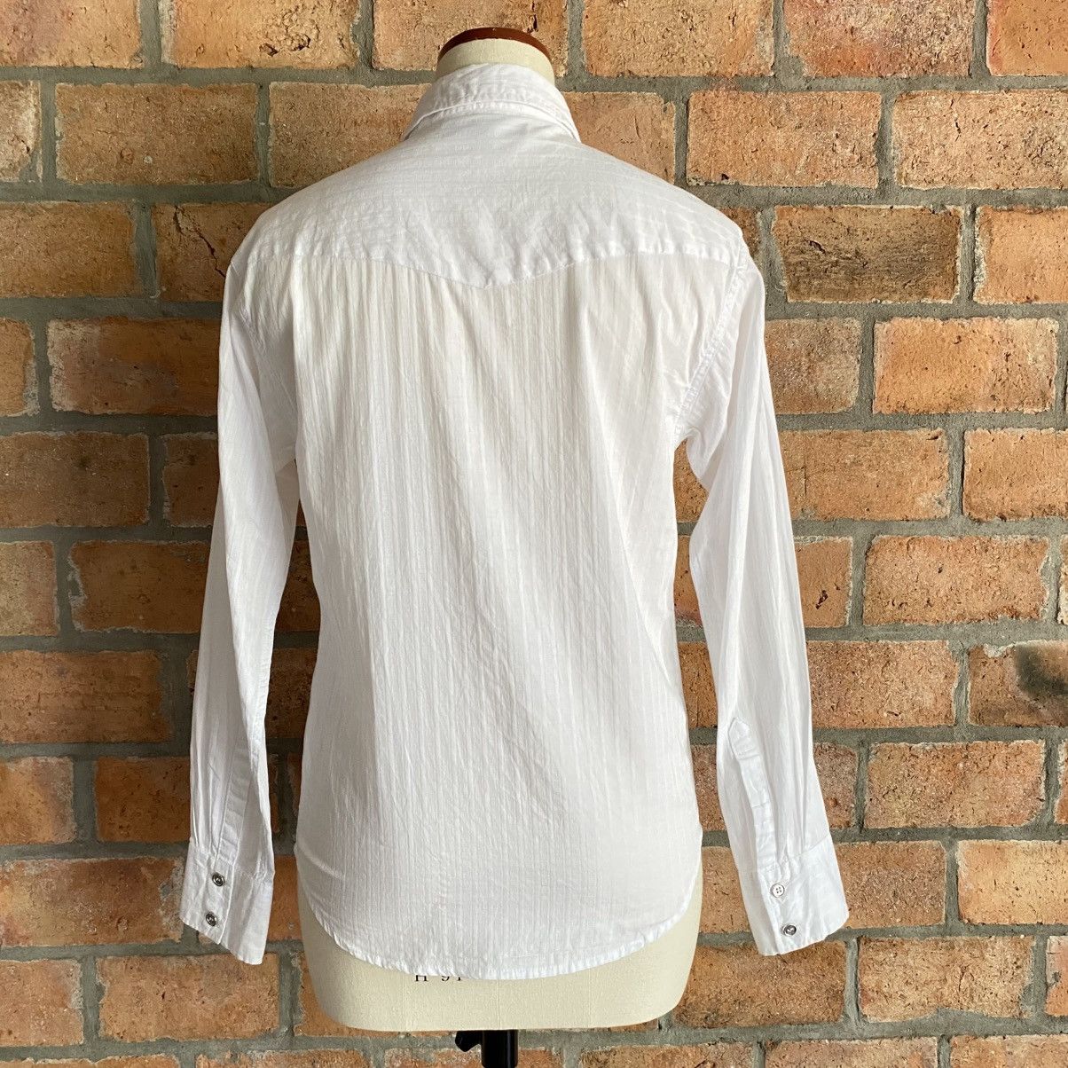 Japanese Brand Wild Life Y2K Punk White Graphic Print Shirt Size M / US 6-8 / IT 42-44 - 17 Thumbnail