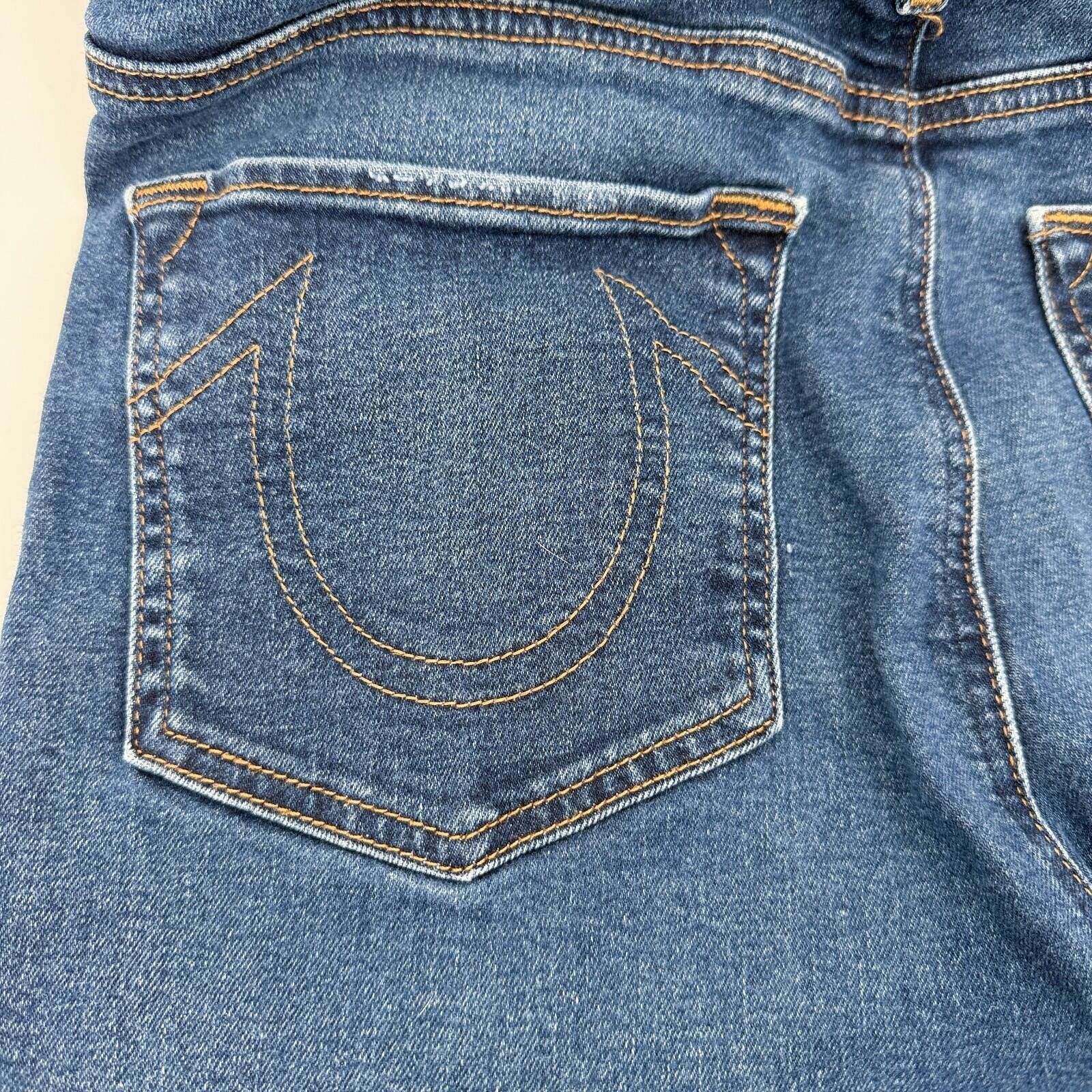 True Religion True Religion Caia Ultra High Rise Skinny Denim Women 33 Size 33" - 6 Thumbnail