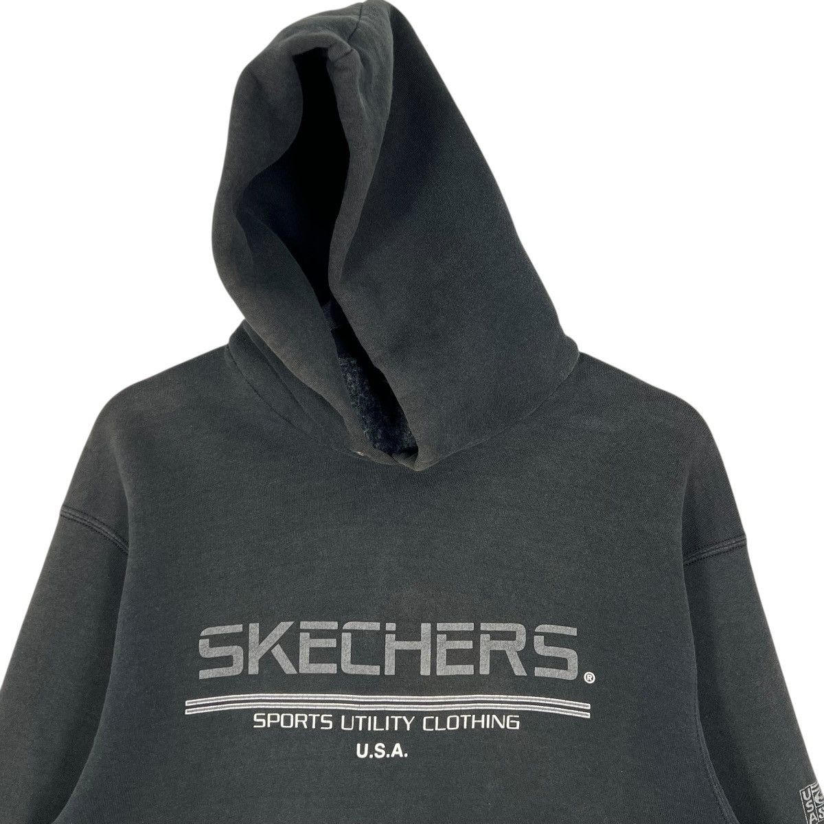 SKECHERS × Vintage 90s Vintage Skechers Distressed Hoodie Size US M / EU 48-50 / 2 - 4 Thumbnail