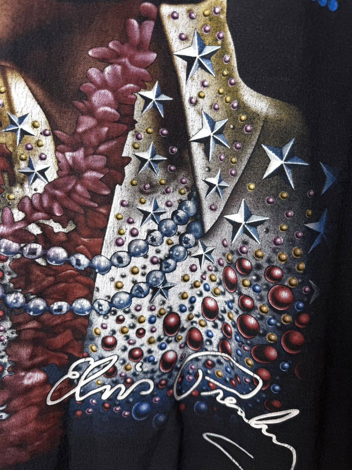 Band Tees Vintage 00s Elvis Presley American Classic Band Rock T Shirt Size US XL / EU 56 / 4 - 6 Thumbnail