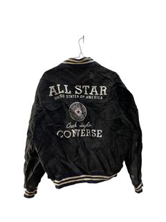 Converse leather sale jacket target