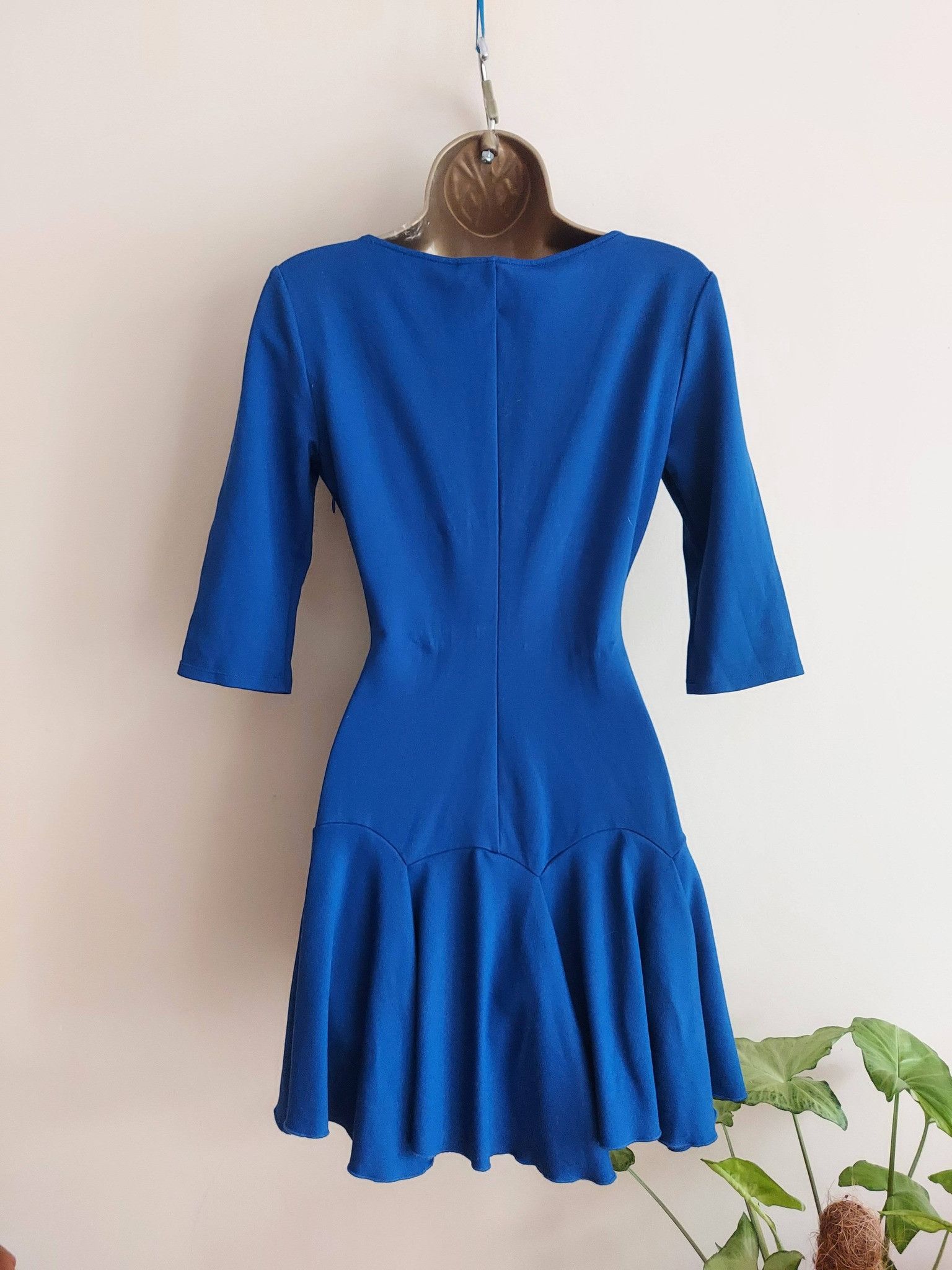 Halston Heritage HALSTON HERITAGE Cobalt blue dress XS Size XS / US 0-2 / IT 36-38 - 4 Thumbnail