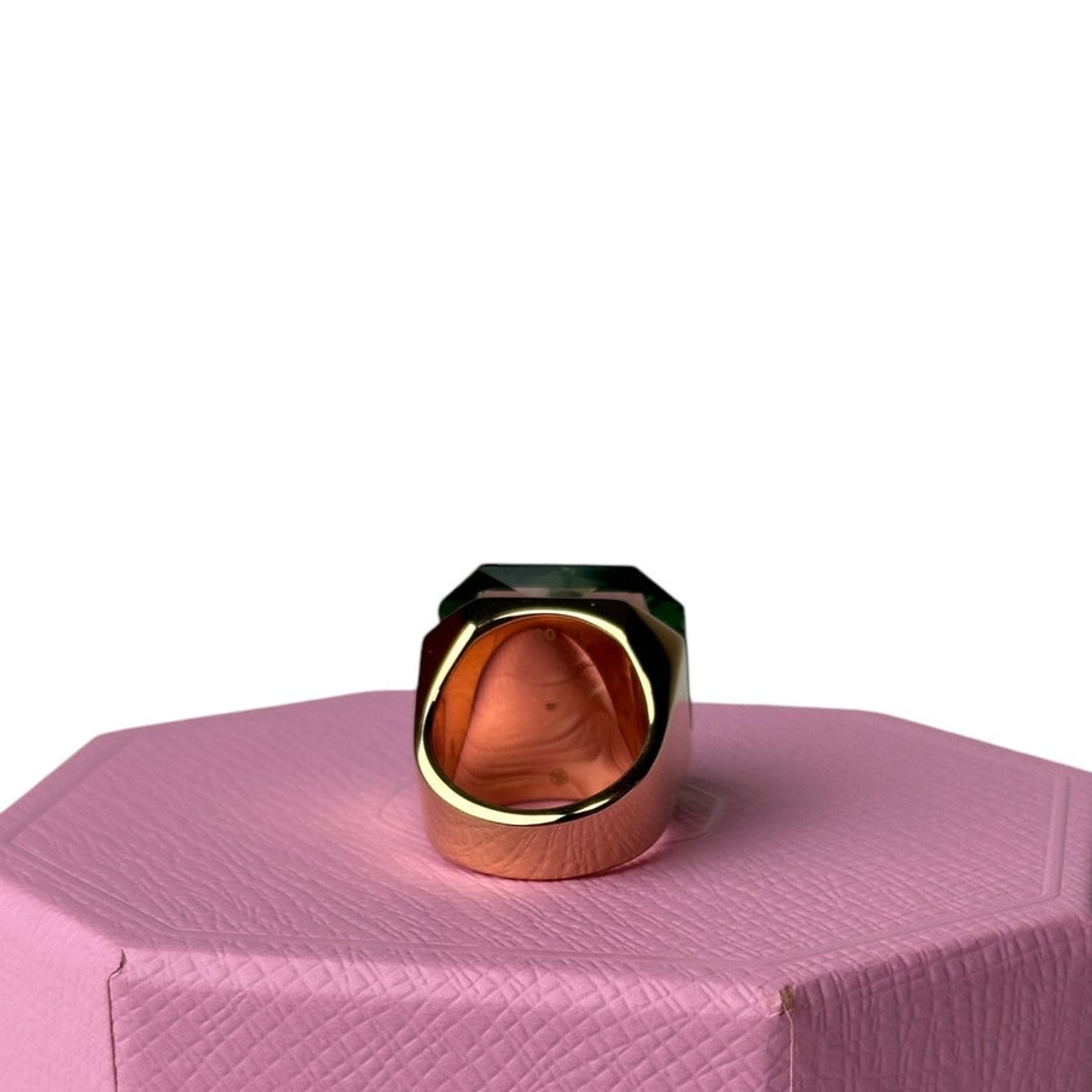 Swarovski Swarovski Numina cocktail ring Octagon cut Green Size 11 /64 Size ONE SIZE - 7 Thumbnail