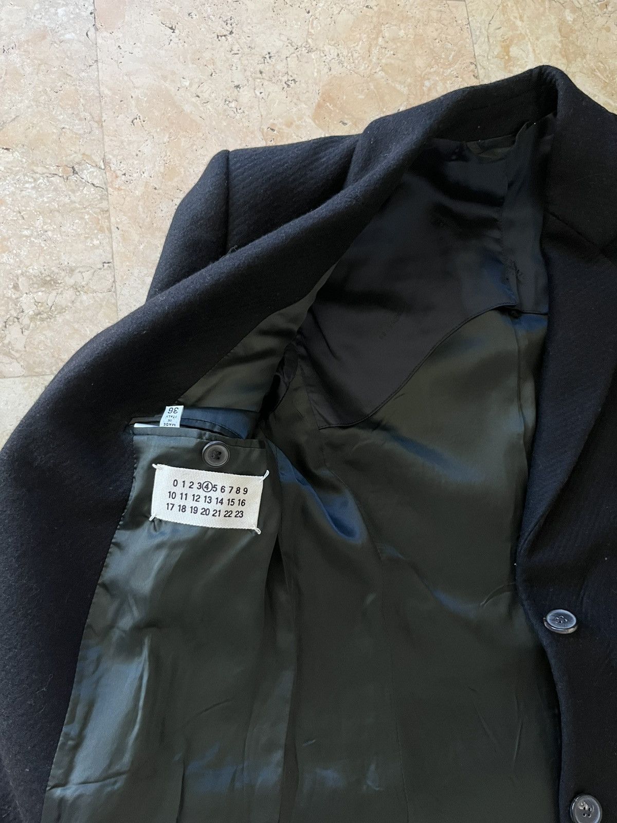 Maison Margiela AW08 Maison Margiela Wool Long Coat Size XS / US 0-2 / IT 36-38 - 6 Thumbnail