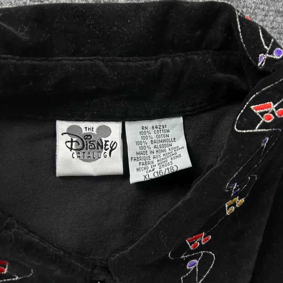 Disney × Vintage Disney Catalog Shirt Womens XL 16/18 Velvet Mickey Mouse Size XL / US 12-14 / IT 48-50 - 3 Thumbnail