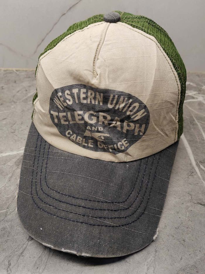 Japanese Brand Vintage Western Union Telegraph & Cable Office Distressed Size ONE SIZE - 1 Thumbnail