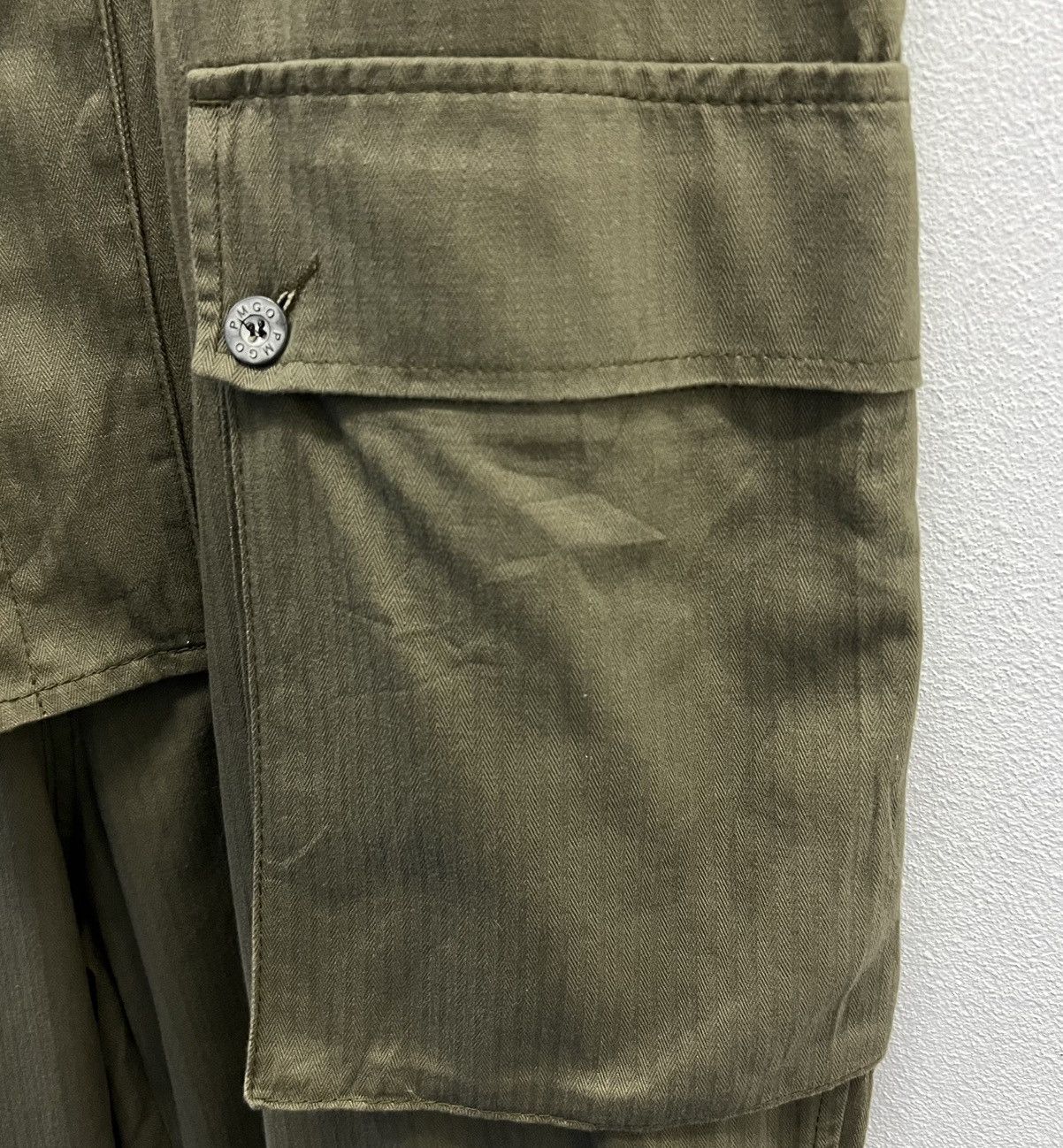 Japanese Brand × Vintage Vintage Y2K Style PMGO Tactical Utility Overalls Olive Green Size US 44 / EU 60 - 11 Thumbnail