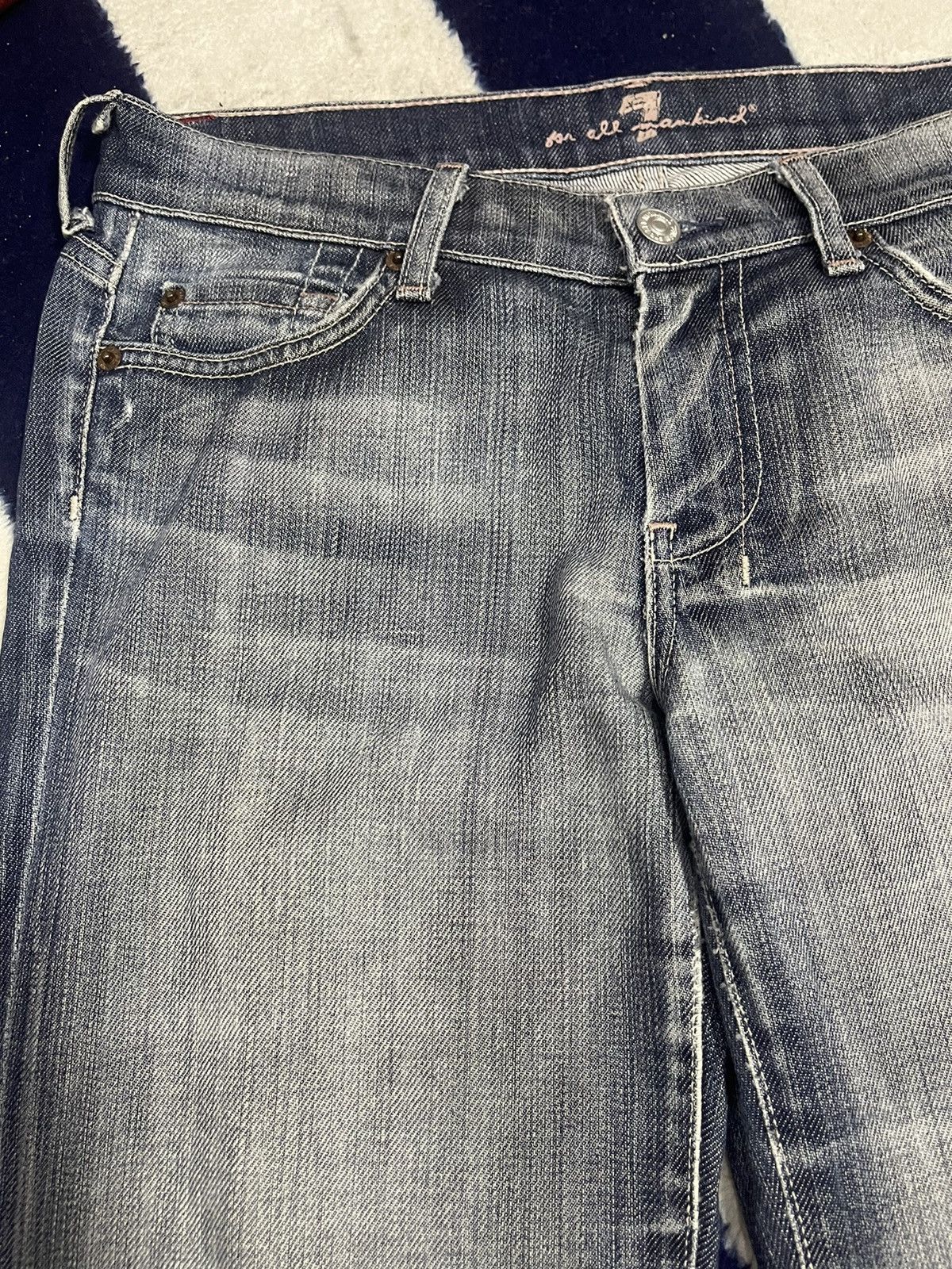 Other 7 For All Mankind Distressed Jeans (14) Size US 31 - 15 Thumbnail