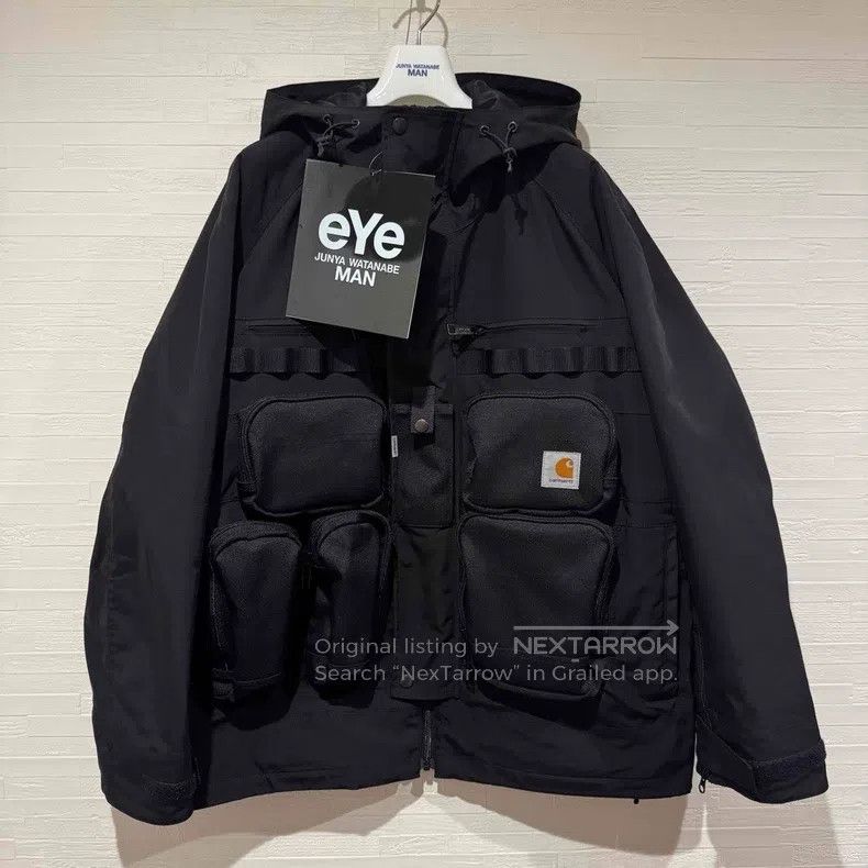 Junya Watanabe Multi-pocket utility hooded jacket