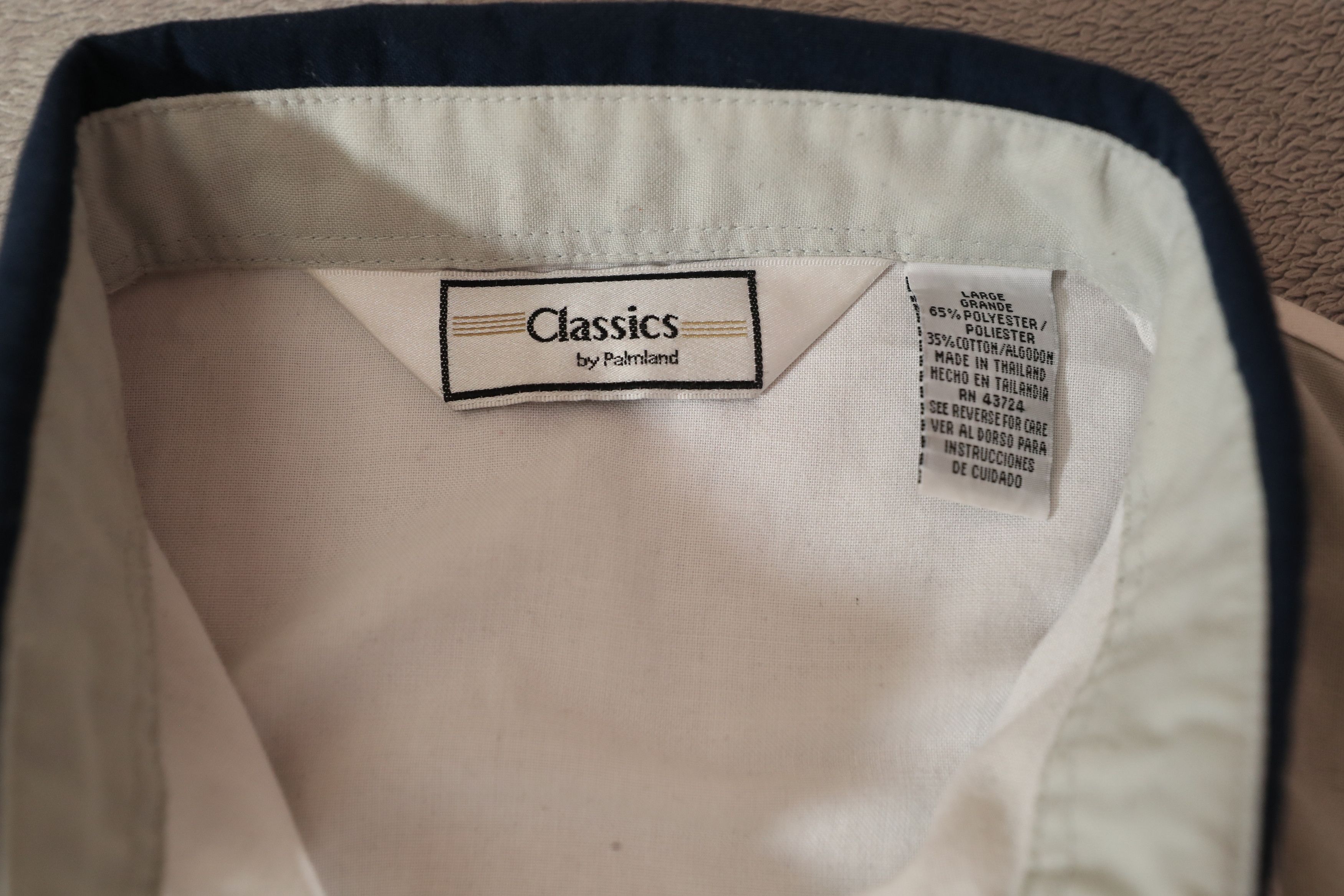 Vintage Classics by Palmland Vintage Striped Polo Shirt (L) Size US L / EU 52-54 / 3 - 12 Thumbnail