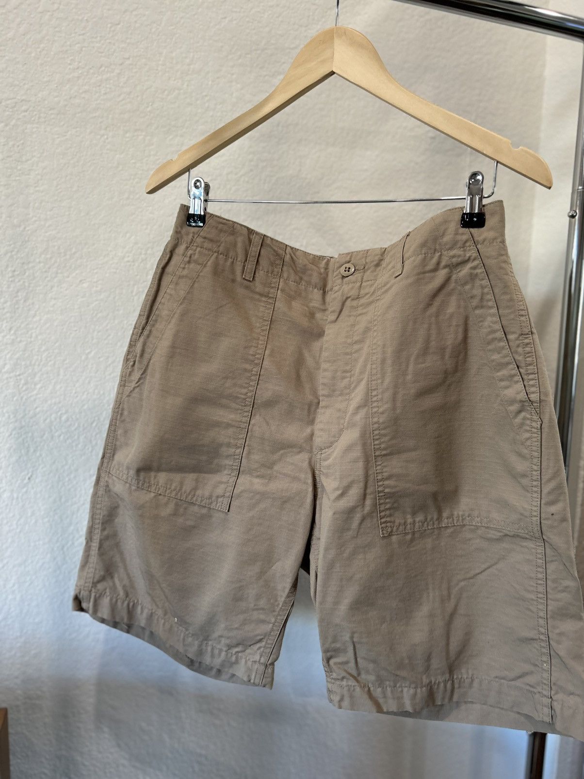 Engineered Garments SS20 Fatigue Short in Khaki Cotton Ripstop size S Size US 32 / EU 48 - 2 Thumbnail