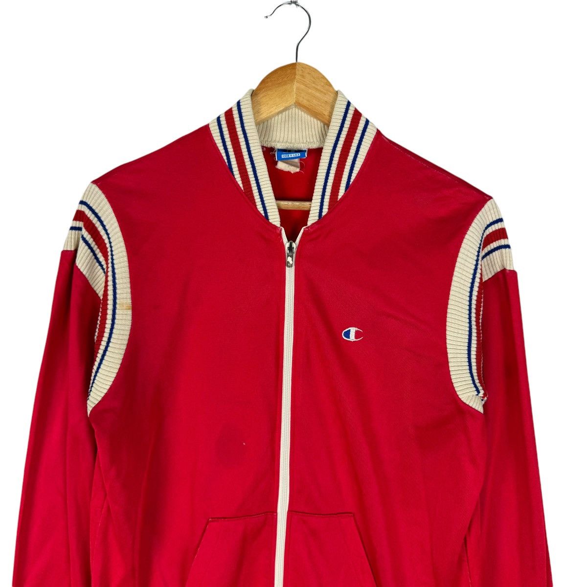 Champion ❄️VINTAGE 80s CHAMPION TENNIS SMALL LOGO SWEATER Size US M / EU 48-50 / 2 - 2 Thumbnail