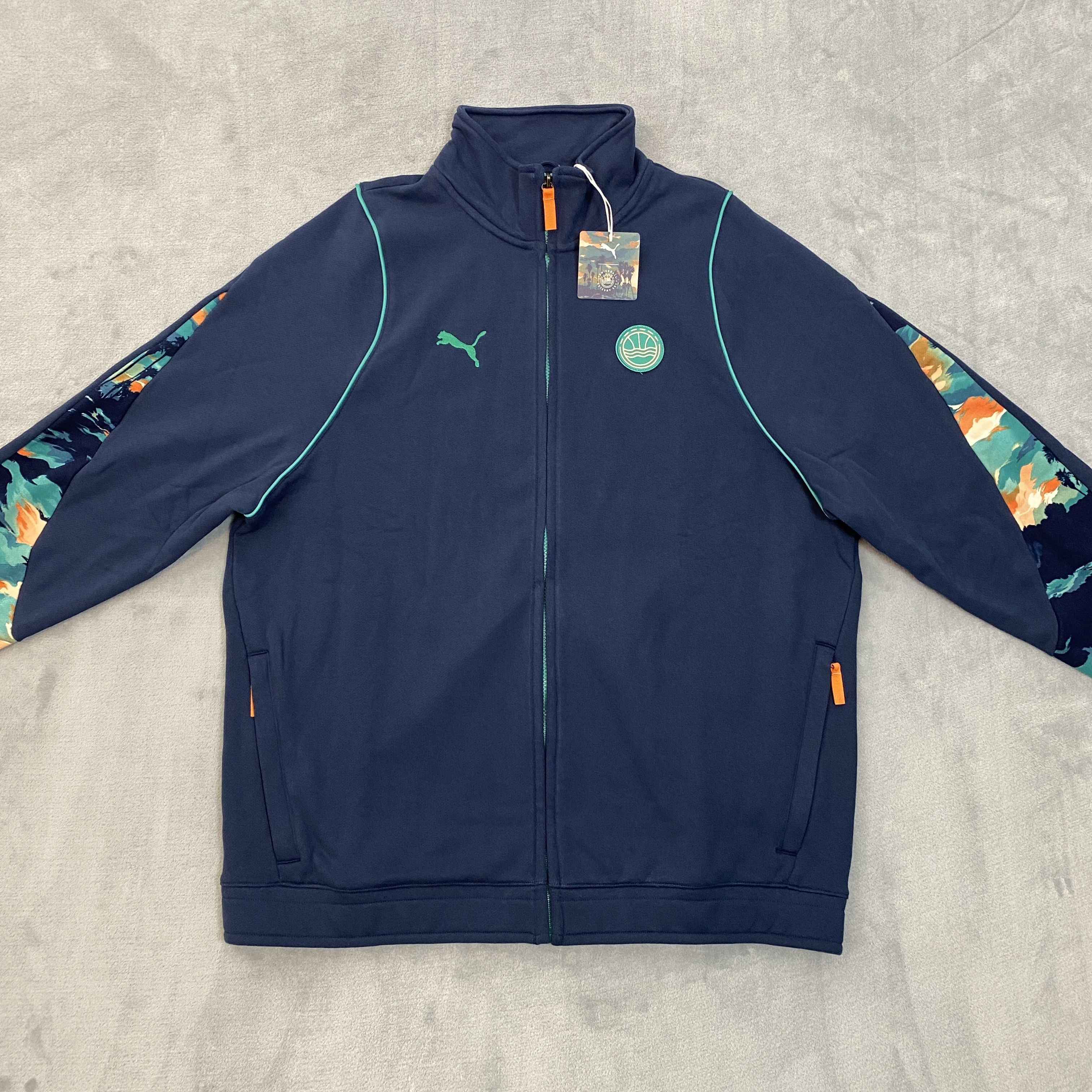 Puma VENICEBALL T-73 Training Jacket XL Graphic Zip HOOP HUNTER Size US XL / EU 56 / 4 - 2 Thumbnail