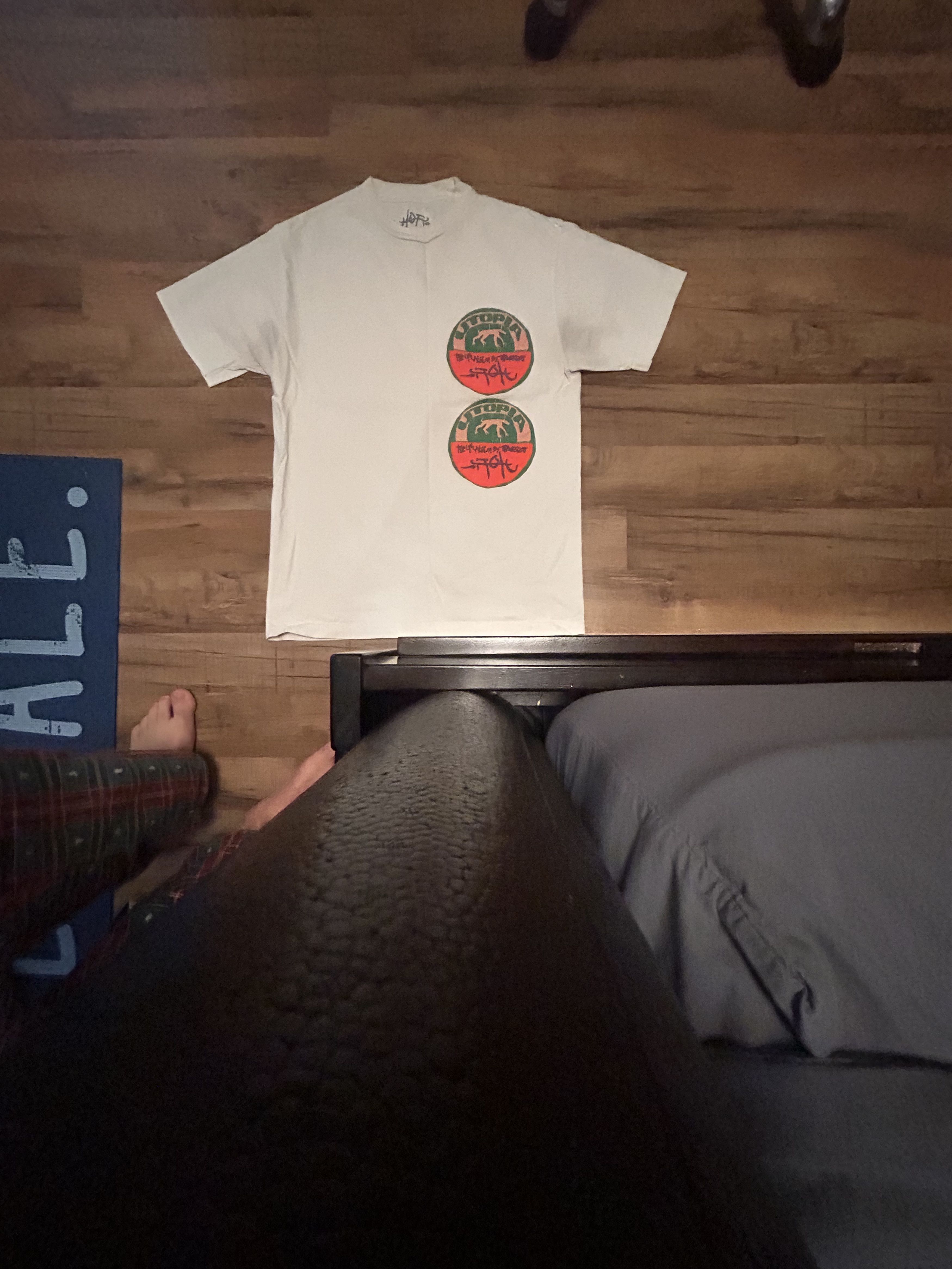 Travis Scott white travis scott utopia t shirt Size US M / EU 48-50 / 2 - 1 Thumbnail