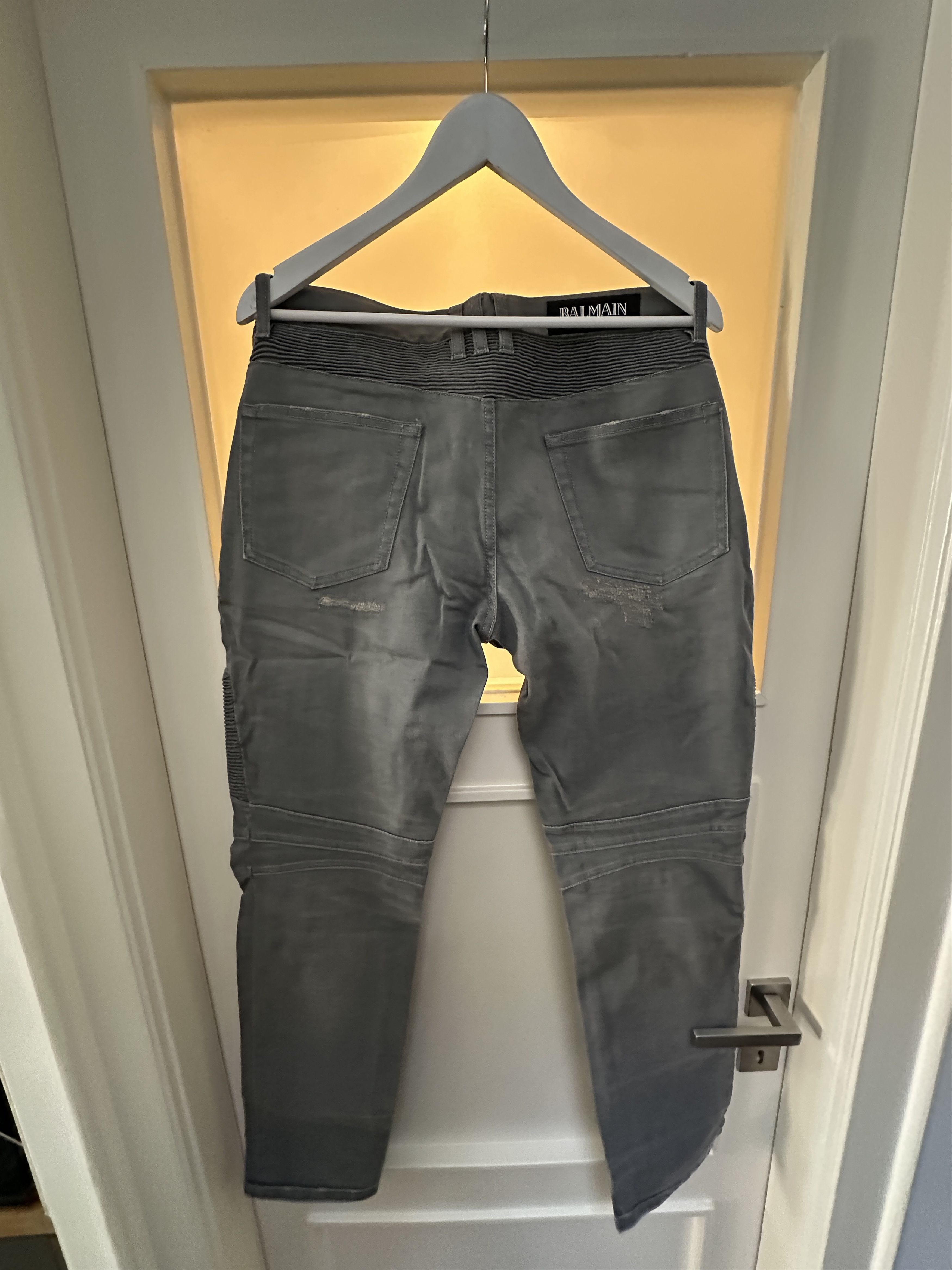 Balmain balmain christophe decarnin biker pants men size 35 Size US 35 - 3 Thumbnail