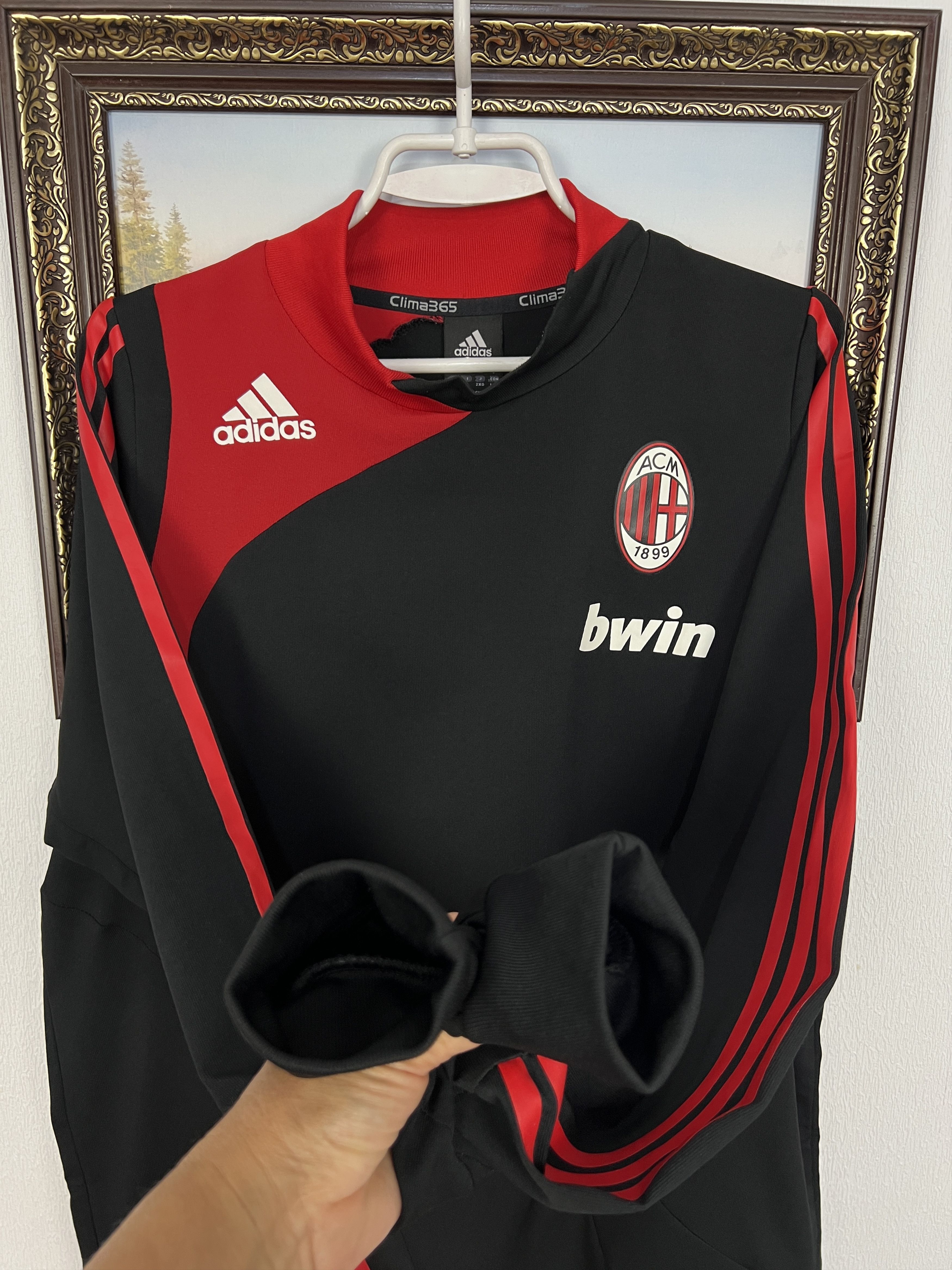 Adidas Vintage Adidas Milan Football Train Sweatshirt Soccer Size US L / EU 52-54 / 3 - 6 Thumbnail