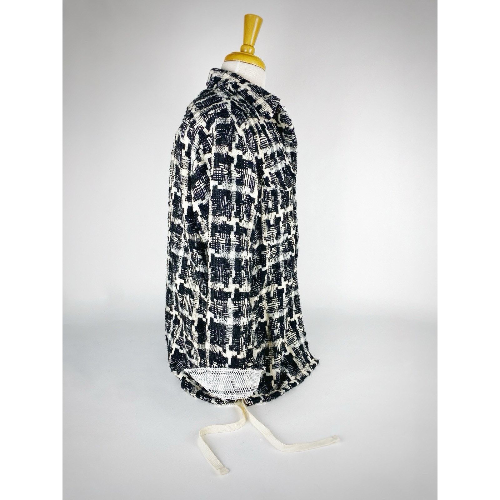 MNML NWT MNML Heavyweight Loose Knit Button Up Flannel Shirt Sz S Size US S / EU 44-46 / 1 - 4 Thumbnail