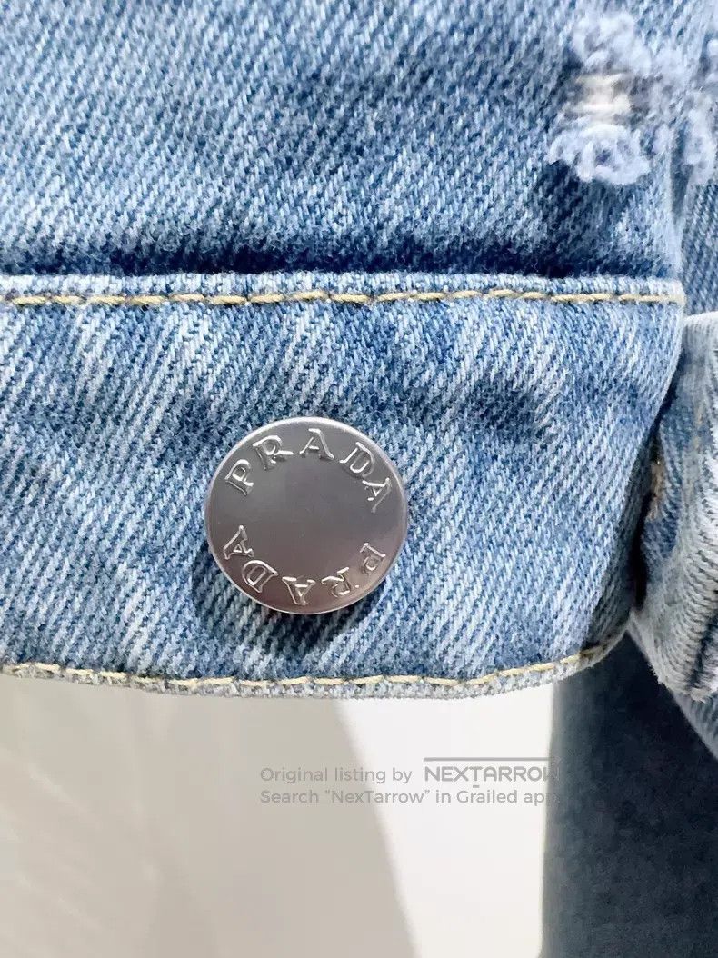 Prada Prada Blue denim jacket Size XS / US 0-2 / IT 36-38 - 3 Thumbnail