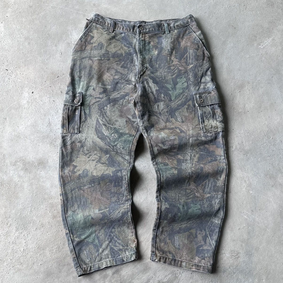 Carhartt × Realtree Crazy Vintage Y2K Faded Realtree Camo Carhartt Style Baggy Size US 38 / EU 54 - 1 Thumbnail
