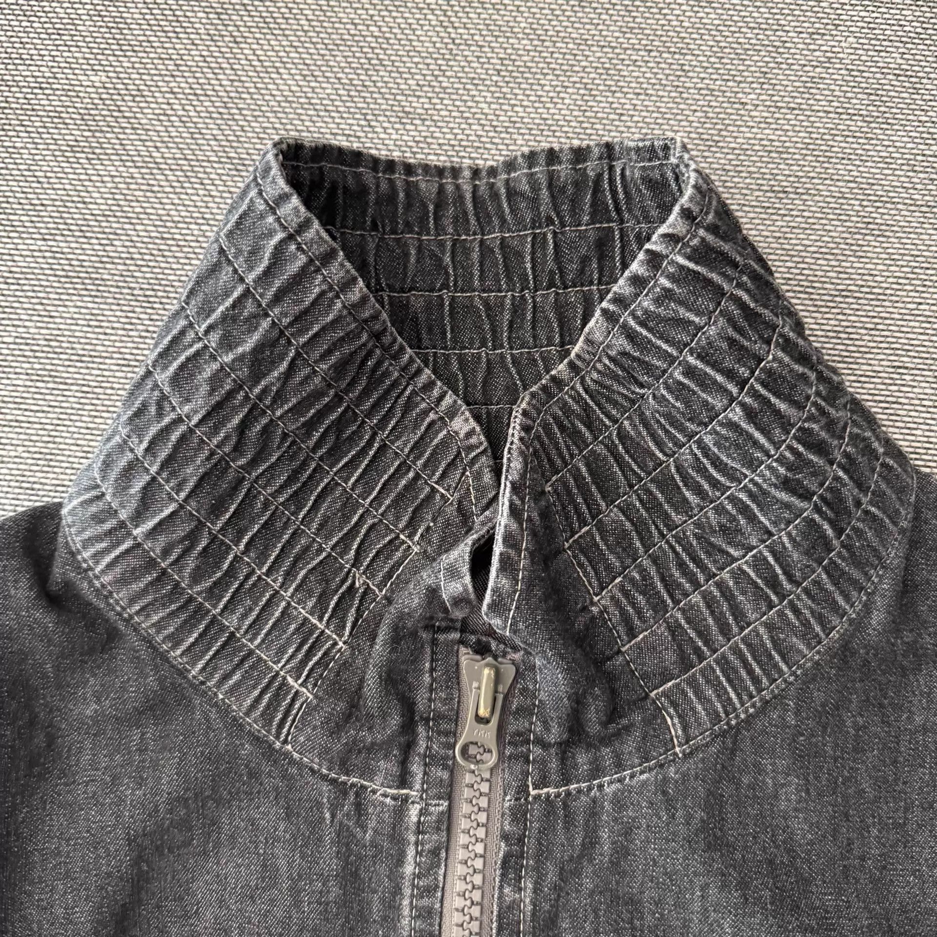 Tenderloin Tenderloin Ma1 Black Washed Denim Jacket M Size US M / EU 48-50 / 2 - 6 Thumbnail