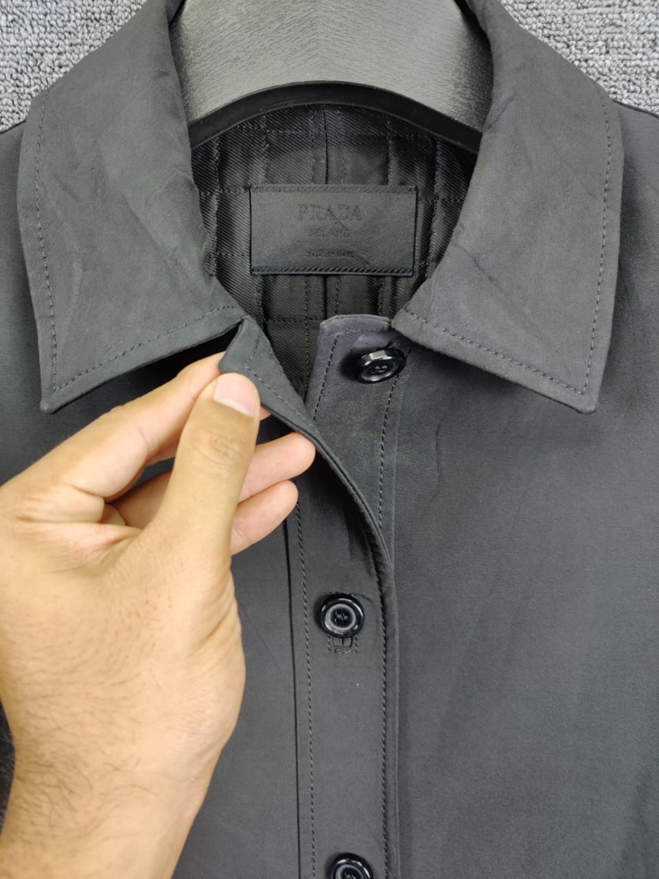 Prada Vintage Prada Milano Nylon Button Ups Coat Jacket Size US M / EU 48-50 / 2 - 2 Thumbnail