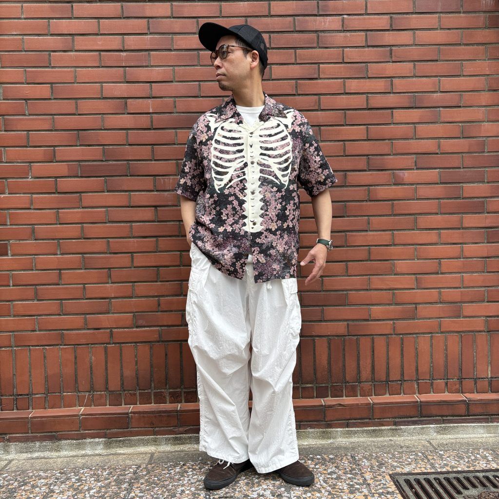 Kapital KAPITAL rayon Sakura Bone pt aloha shirt sumiguro new Size US XL / EU 56 / 4 - 6 Thumbnail