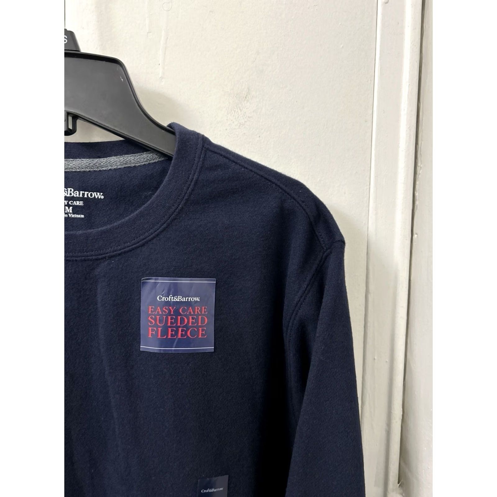 Croft & Barrow Croft & Barrow Crewneck Mens Medium Navy Blue Pullover Sweatshirt L/S NWT Size US M / EU 48-50 / 2 - 4 Thumbnail