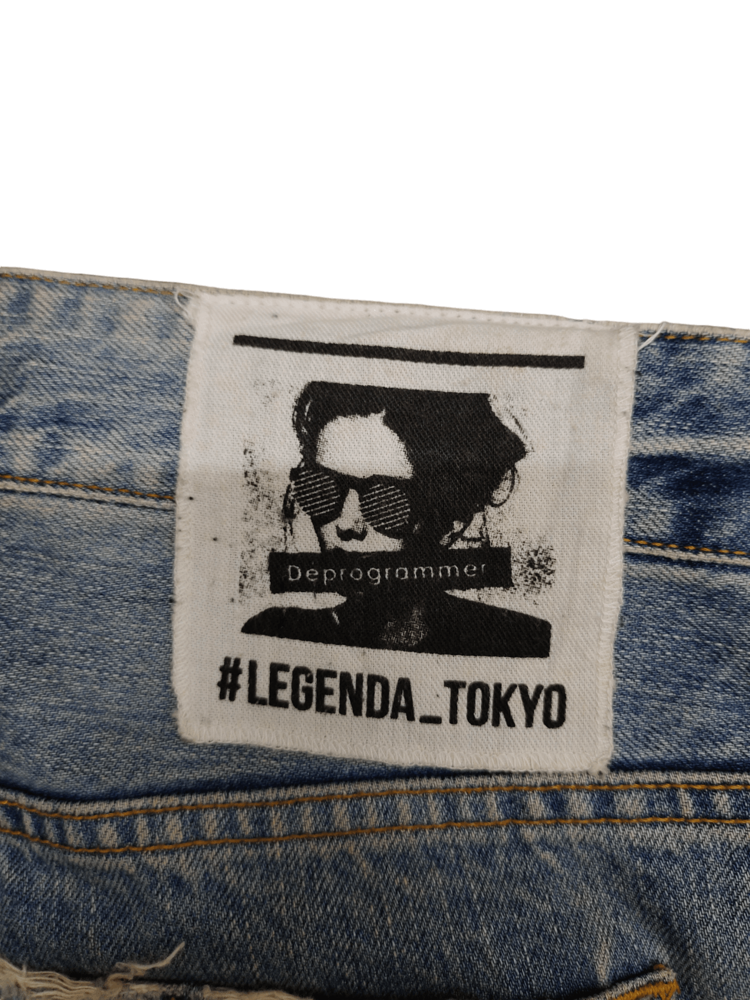 Kapital Legenda Tokyo Crazy Distress Faded Denim Jeans Size US 32 / EU 48 - 13 Thumbnail