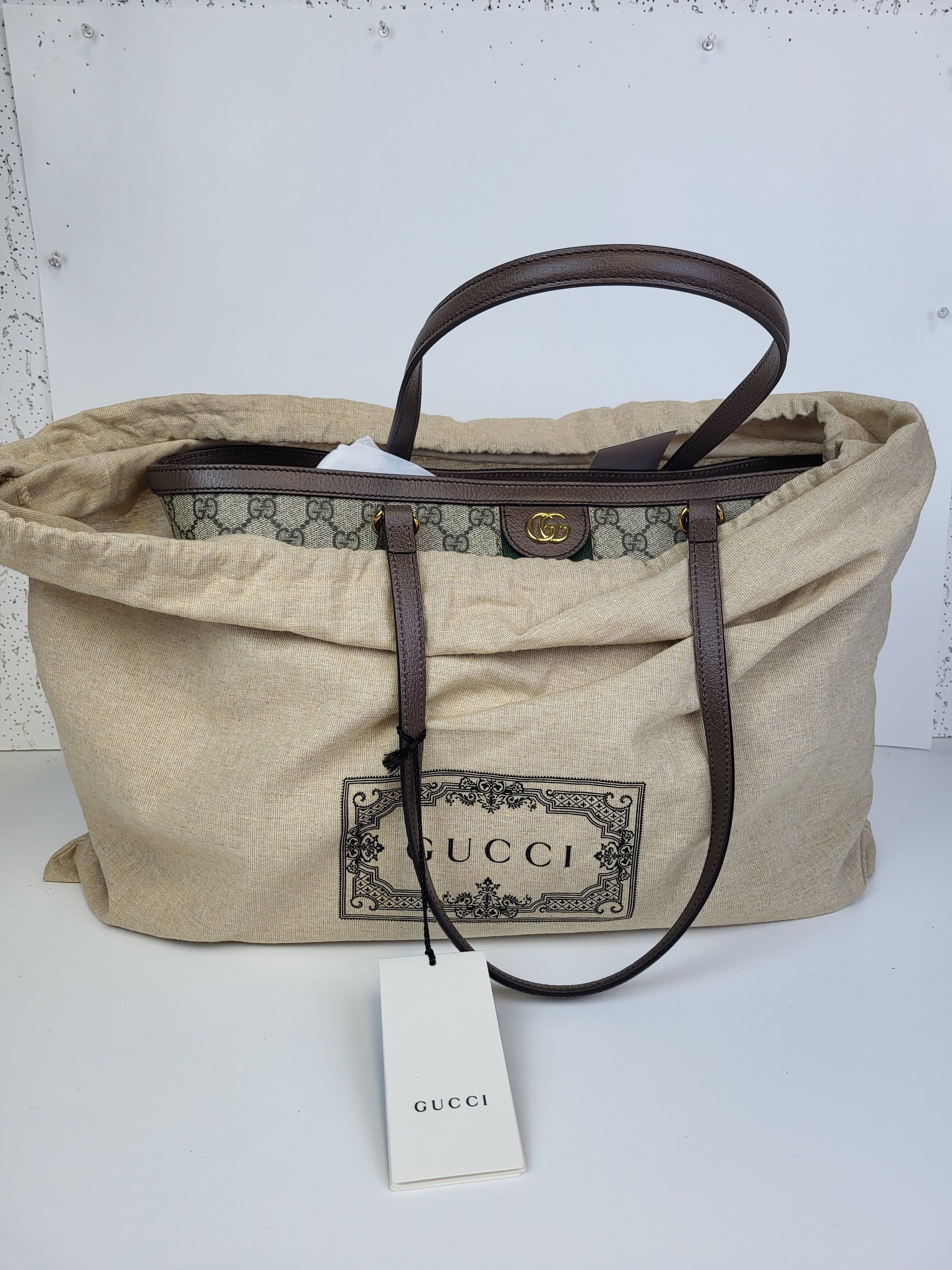 Gucci Gucci Ophidia Medium Tote Bag Monogram Canvas Size ONE SIZE - 6 Thumbnail