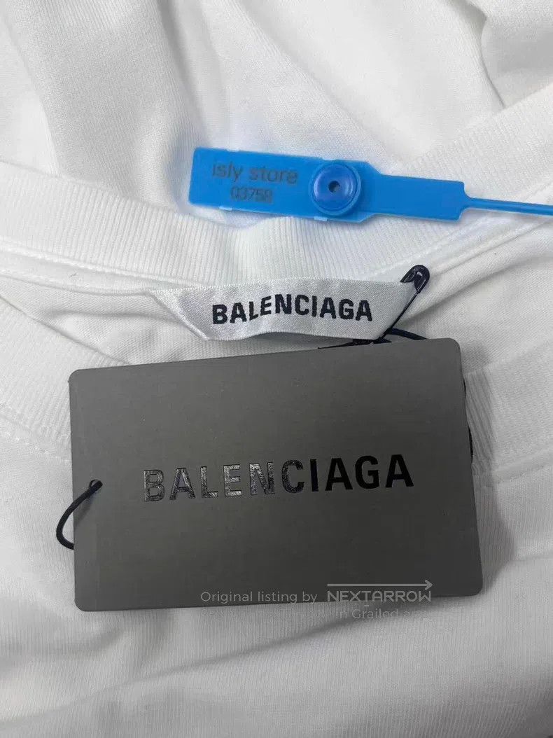 Balenciaga Balenciaga Logo Letter Crew Neck Short Sleeve T-Shirt Size US XS / EU 42 / 0 - 5 Thumbnail