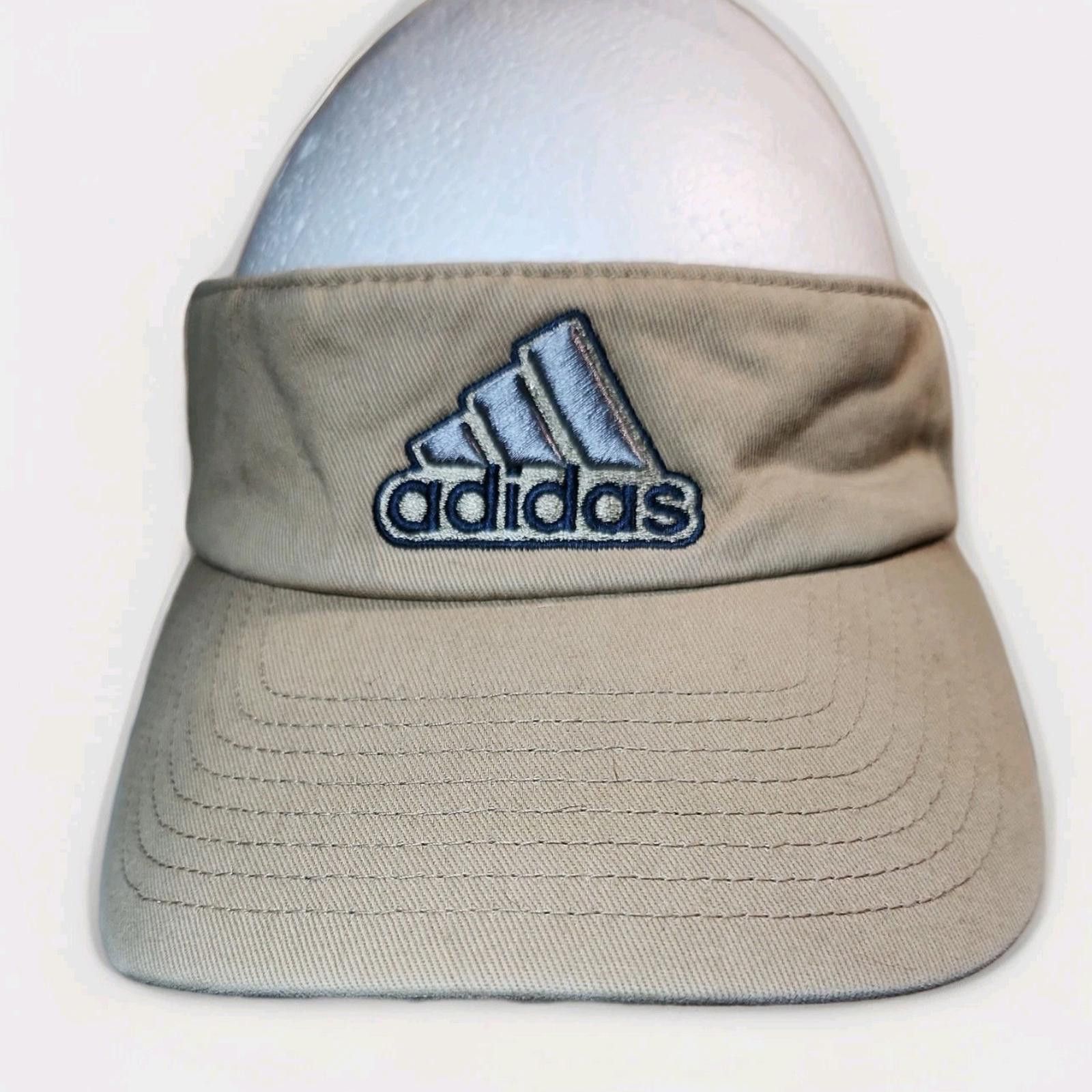 Adidas Adidas Visor Hat Cap Climate Beige Adjust Embroidered Golf Size ONE SIZE - 1 Thumbnail
