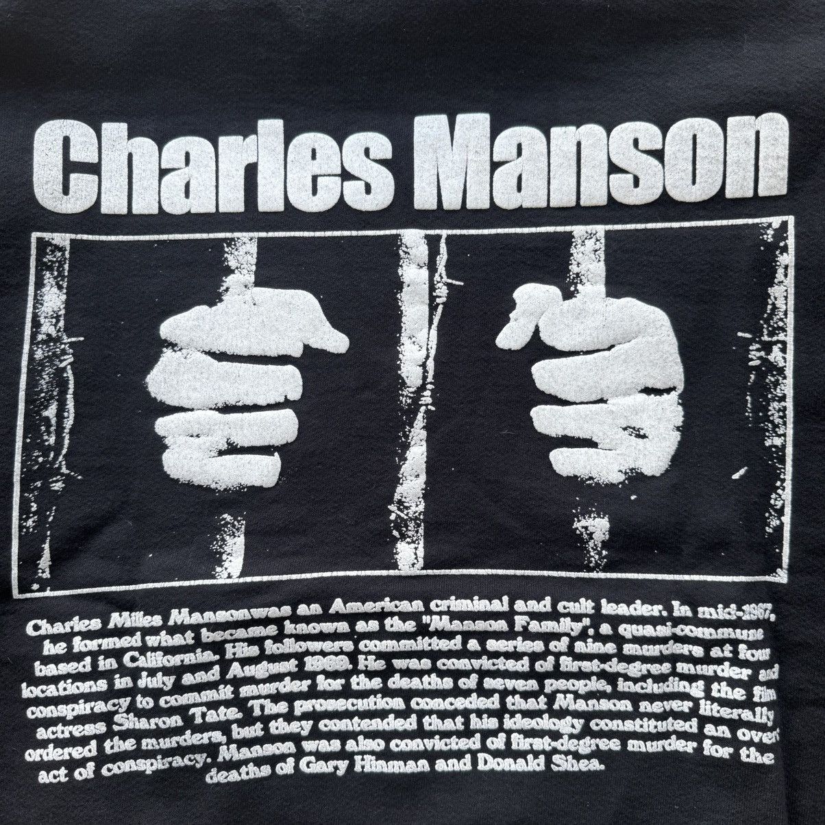 Nothing Personal SuperficialxNothing Personal Charles Manson Insanity Hoodie Size US L / EU 52-54 / 3 - 4 Thumbnail