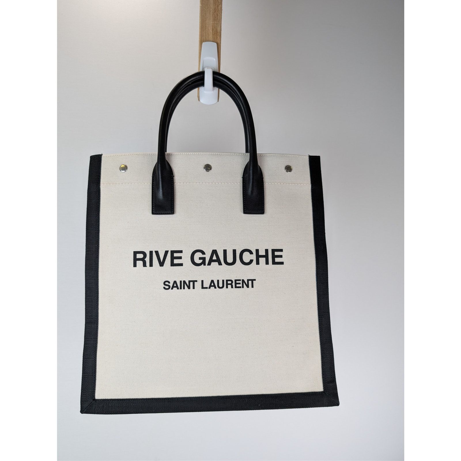 Saint Laurent Paris o1rshd1 Q:2 / Size: OS / Rive Gauche North / South Tote Bag Size ONE SIZE - 18 Thumbnail