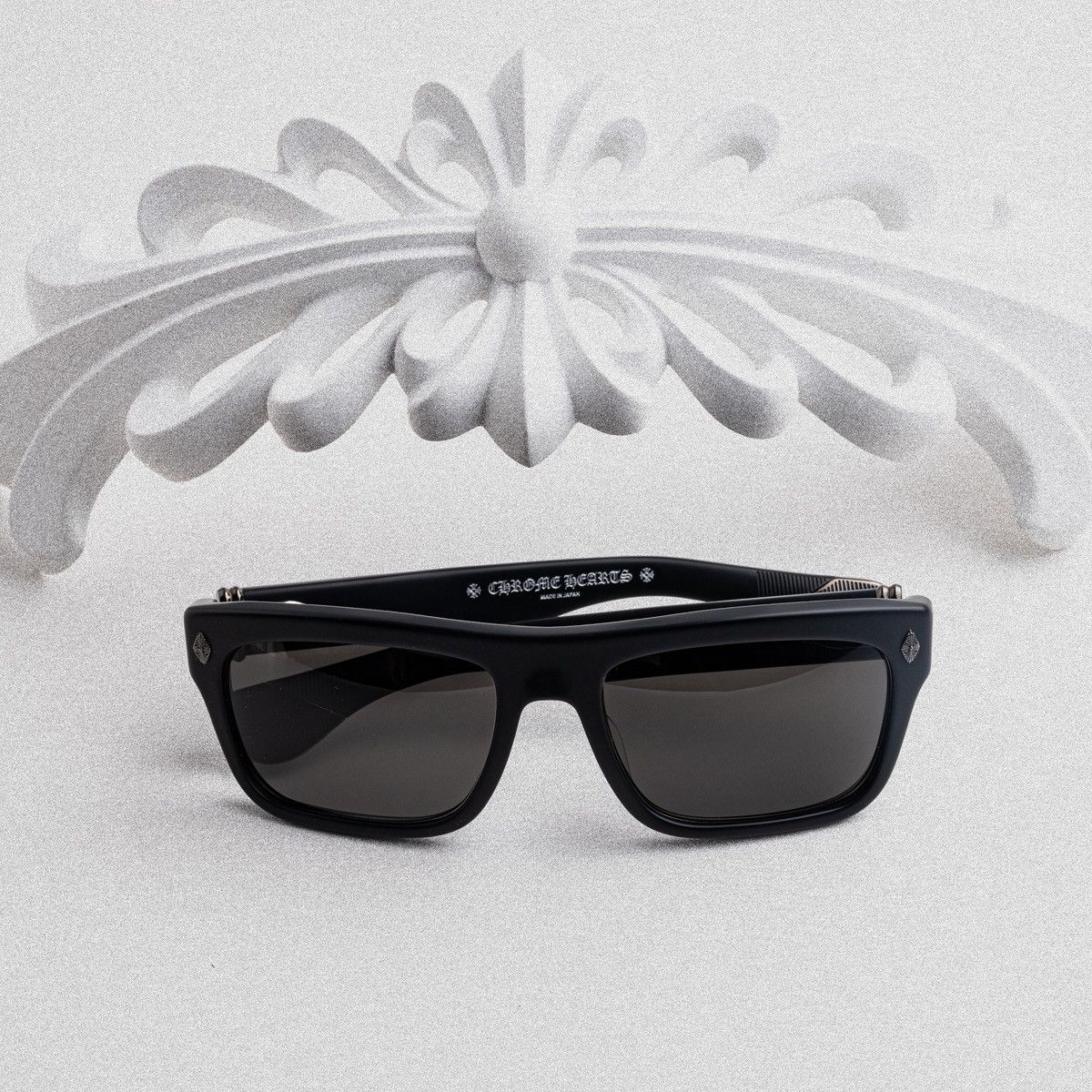 Chrome Hearts CHROME HEARTS SLUSS BUSSIN II MATTE BLACK SUNGLASSES Size ONE SIZE - 6 Thumbnail