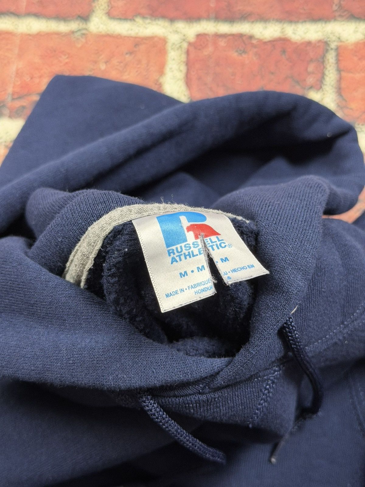 Russell Athletic Vintage Russell Athletic Hoodie Sweatshirt Blank Navy Y2K Size US M / EU 48-50 / 2 - 9 Thumbnail