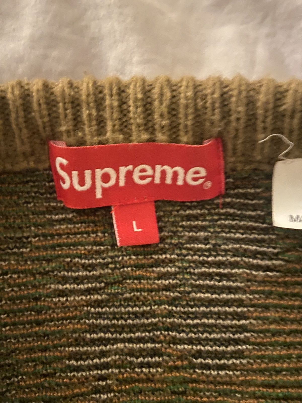 Supreme Supreme Trebark Camo Sweater FW22 Size US L / EU 52-54 / 3 - 3 Thumbnail