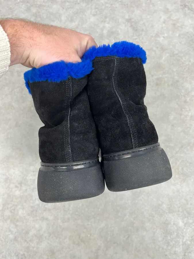 Burberry Burberry Black Suede Shearling Creeper Boots Size US 9 / EU 42 - 8 Thumbnail