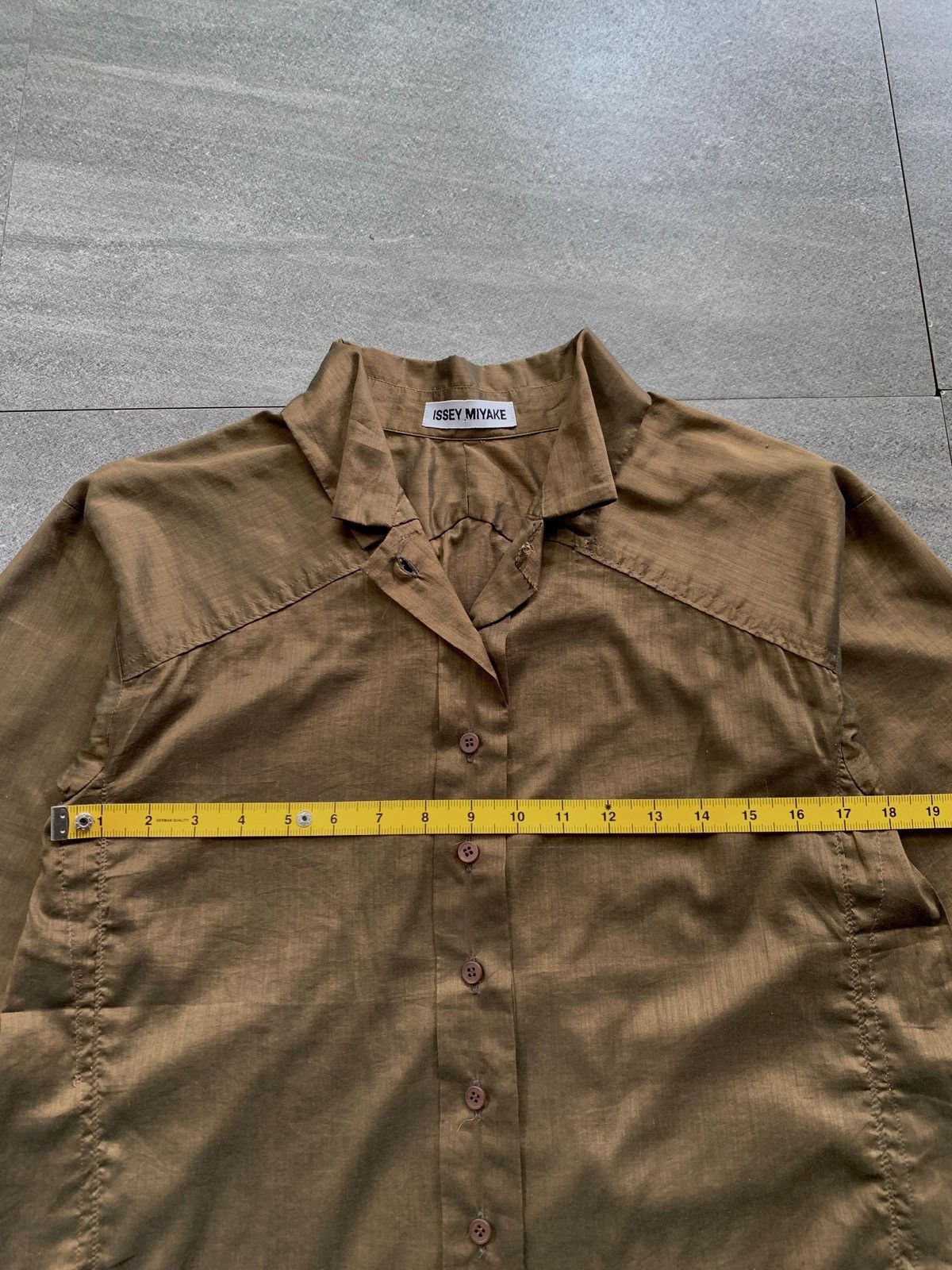 Issey Miyake FREE TAX! Splitter Long sleeve Shirt Size US S / EU 44-46 / 1 - 12 Thumbnail