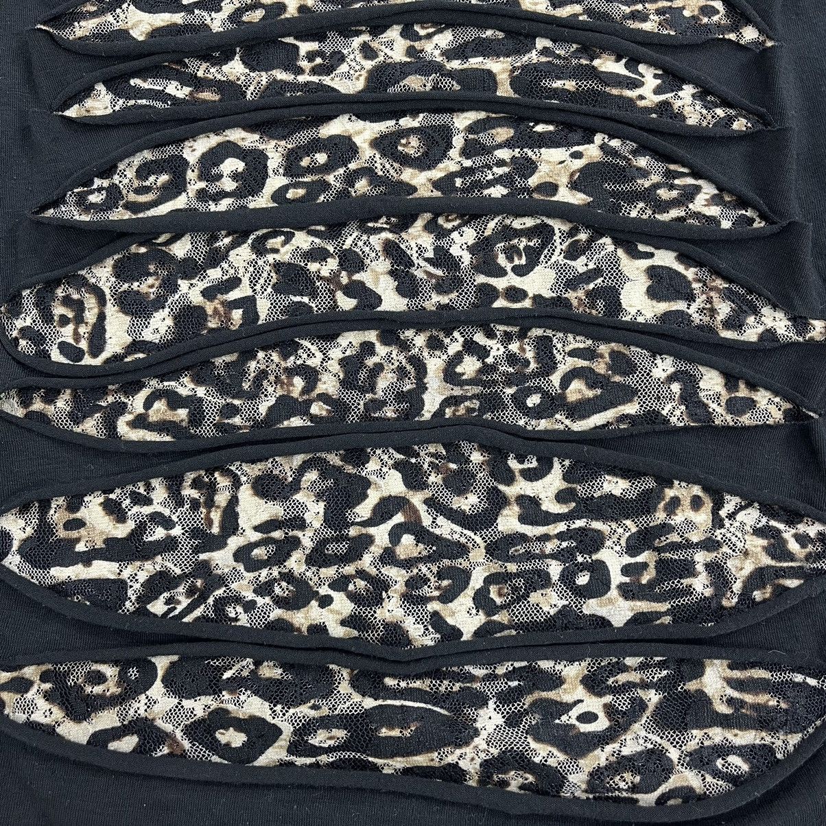 If Six Was Nine × Japanese Brand × Le Grande Bleu (L.G.B.) 2000s MKR Studded Leopard Poem Punk Lgb Style Longsleeve Size US M / EU 48-50 / 2 - 13 Thumbnail